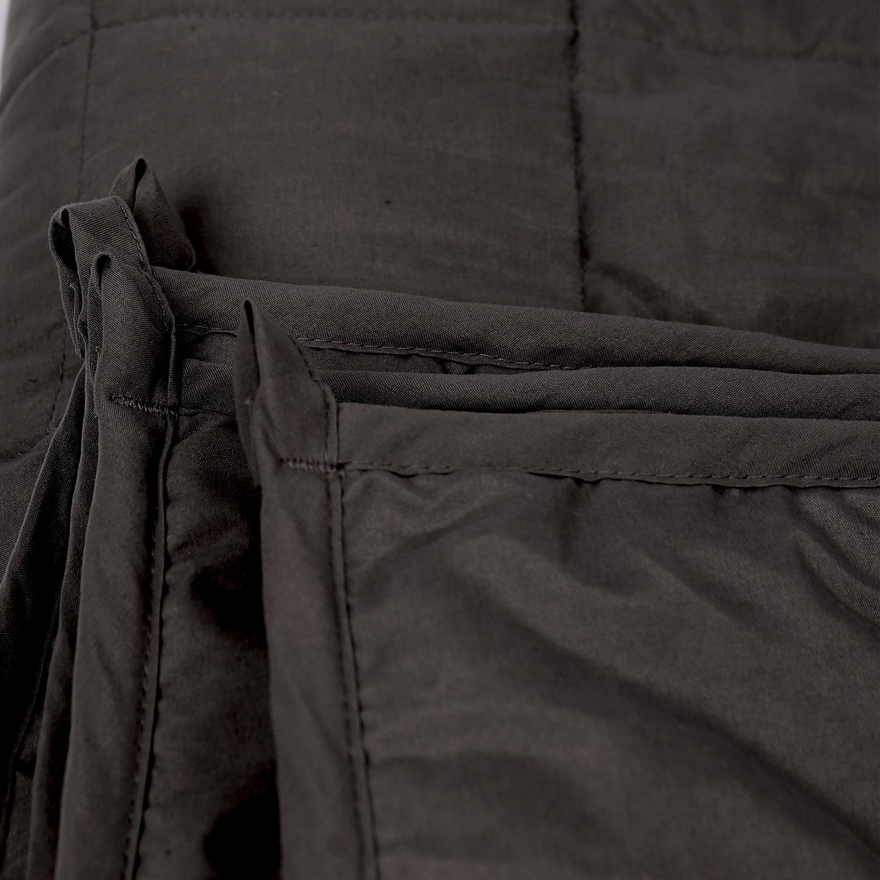 Weighted Blanket with Storage Bag - 150 x 200cm - 8kg - Black