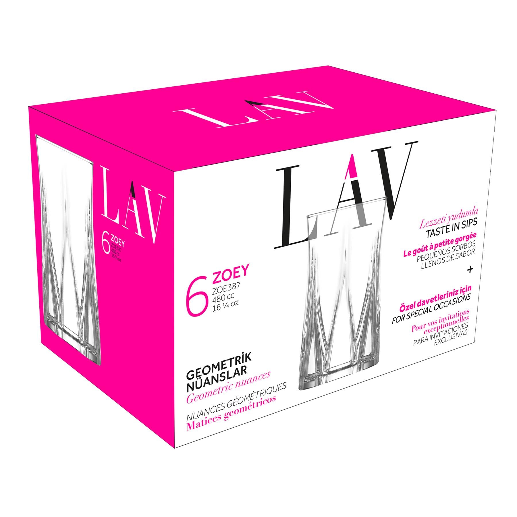 480ml Zoey Highball Glass
