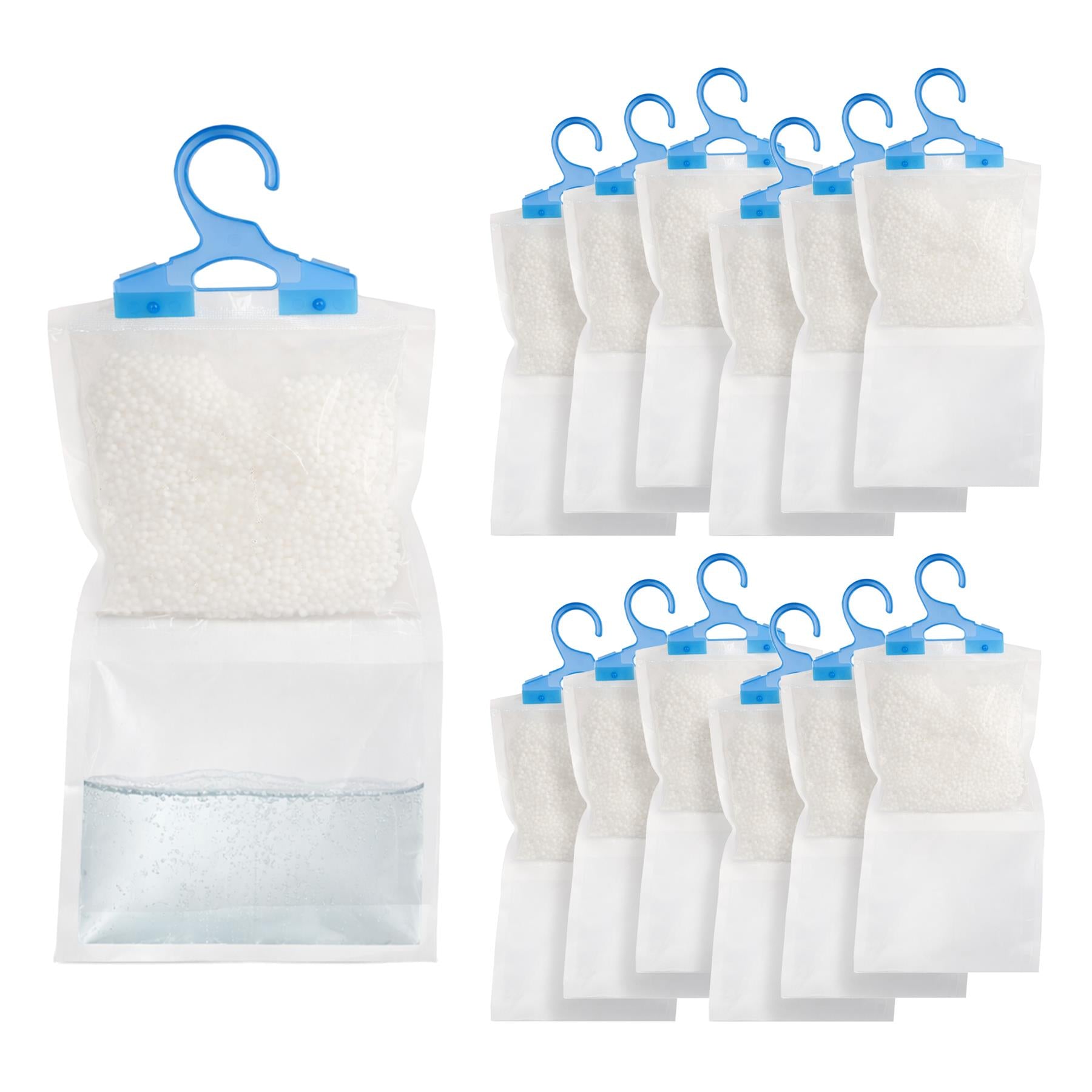 Hanging Wardrobe Dehumidifiers - 230g - Unscented - Pack of 12