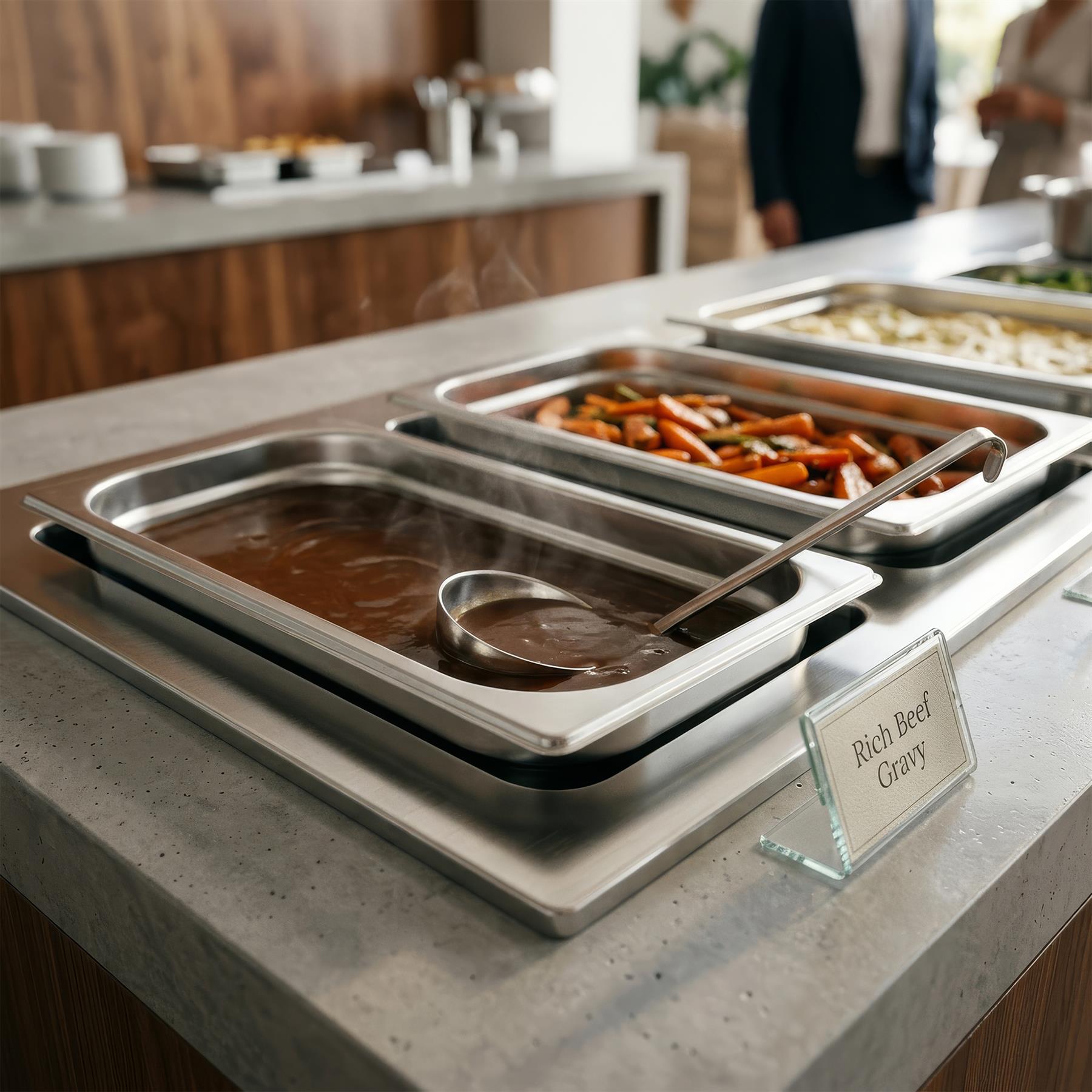 Stainless Steel Gastronorm Container - 1/3 200mm - 7.25L