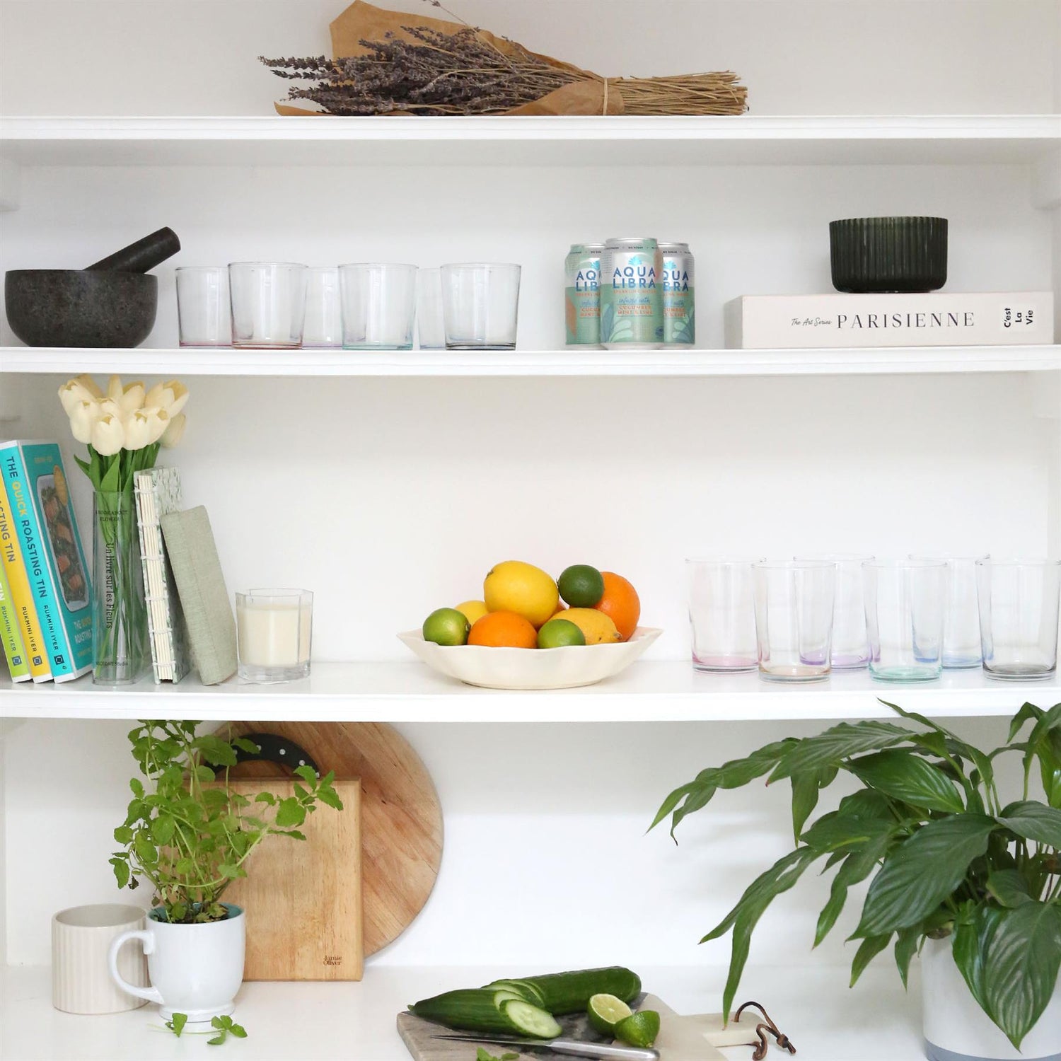 345ml Colour Base Bodega Glass Tumbler