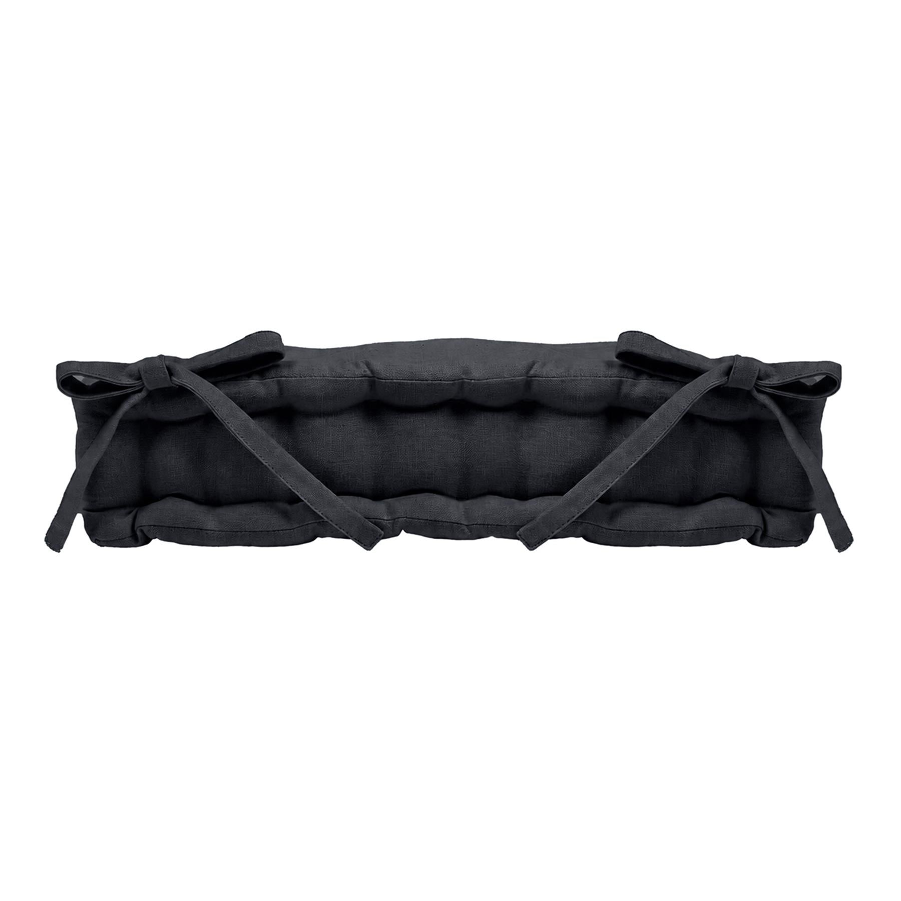 Deluxe Square Seat Pad - 40 x 40cm - Black