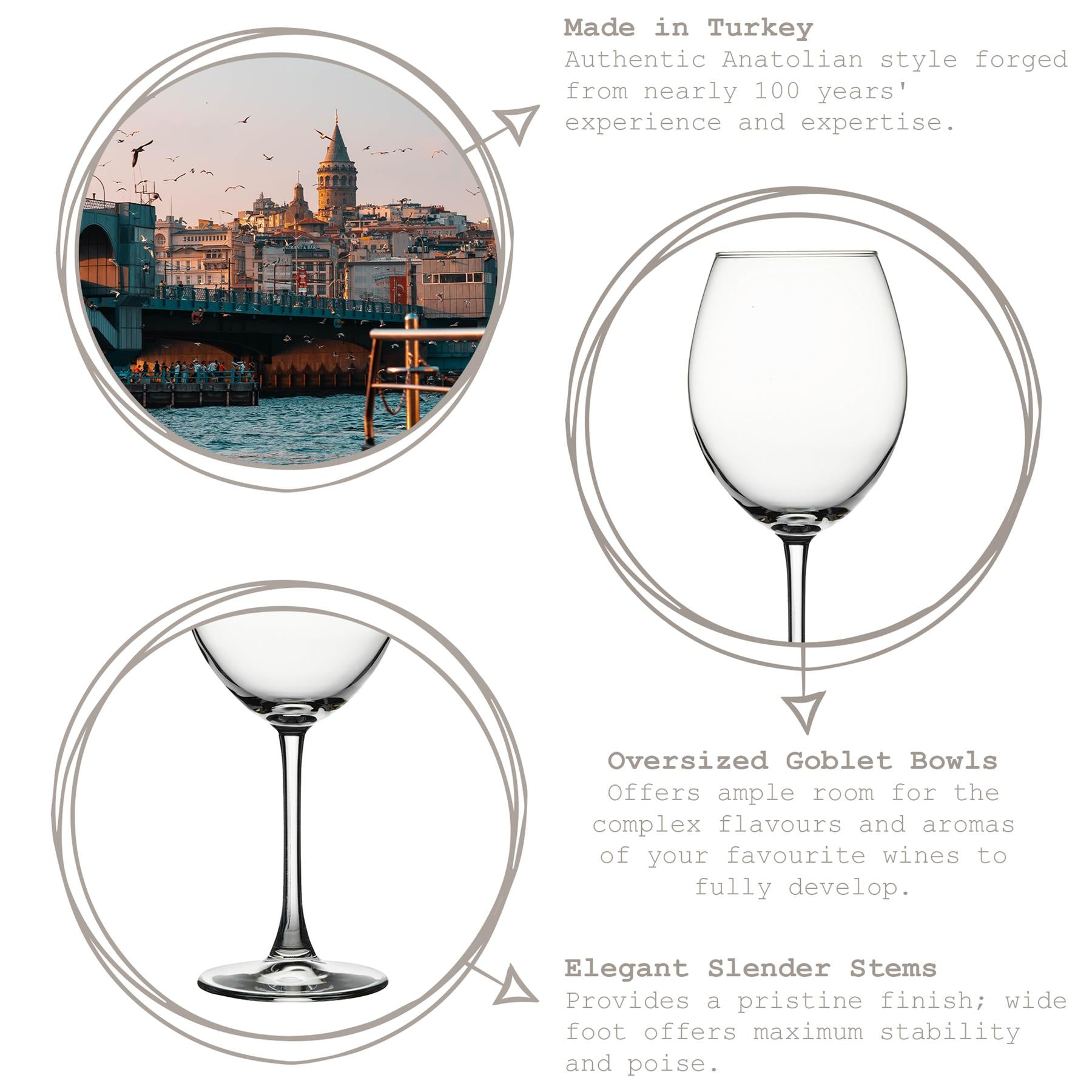550ml Enoteca Wine Glass