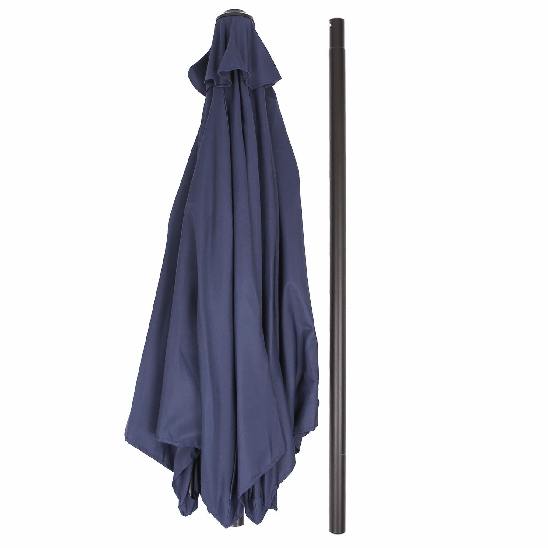2.7M Tilting Garden Parasol - Navy