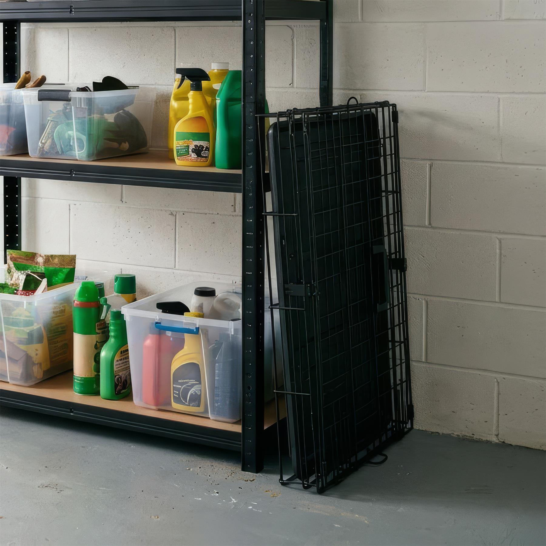 2 Door Metal Dog Crate with Removable Tray - Large