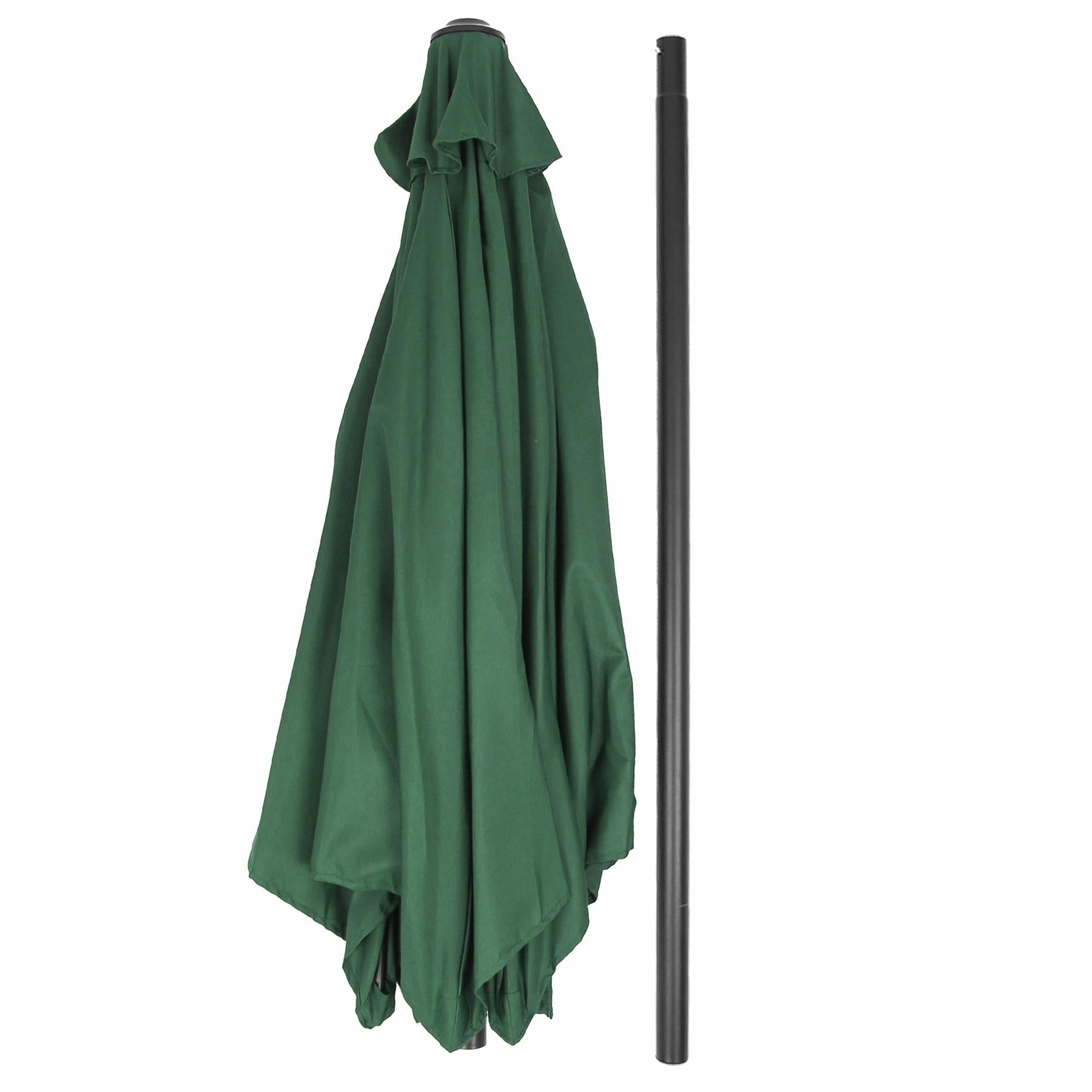 2.7M Tilting Garden Parasol - Green