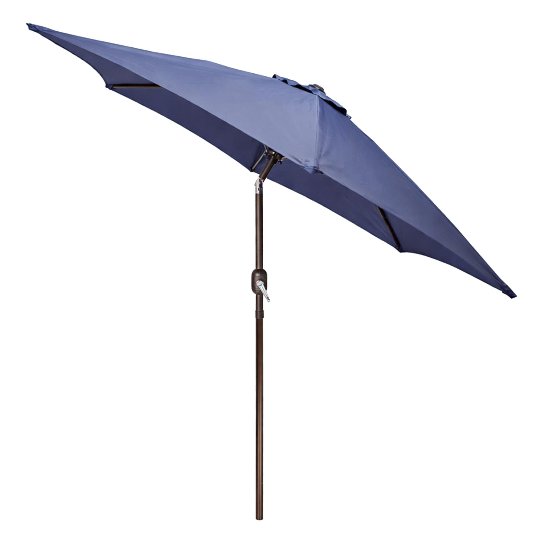 2.7M Tilting Garden Parasol - Navy