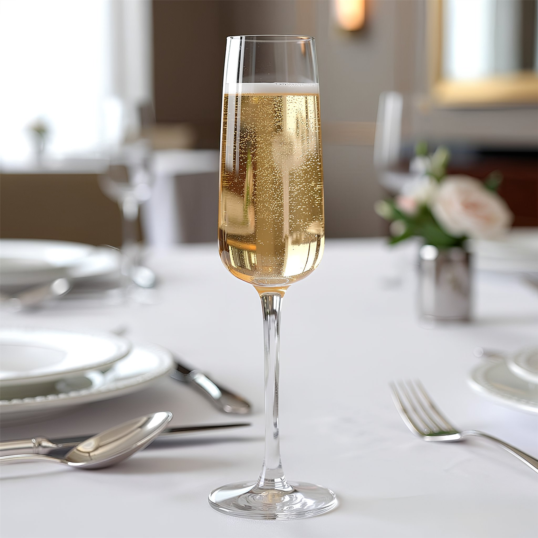 230ml Knightsbridge Crystal Champagne Flute