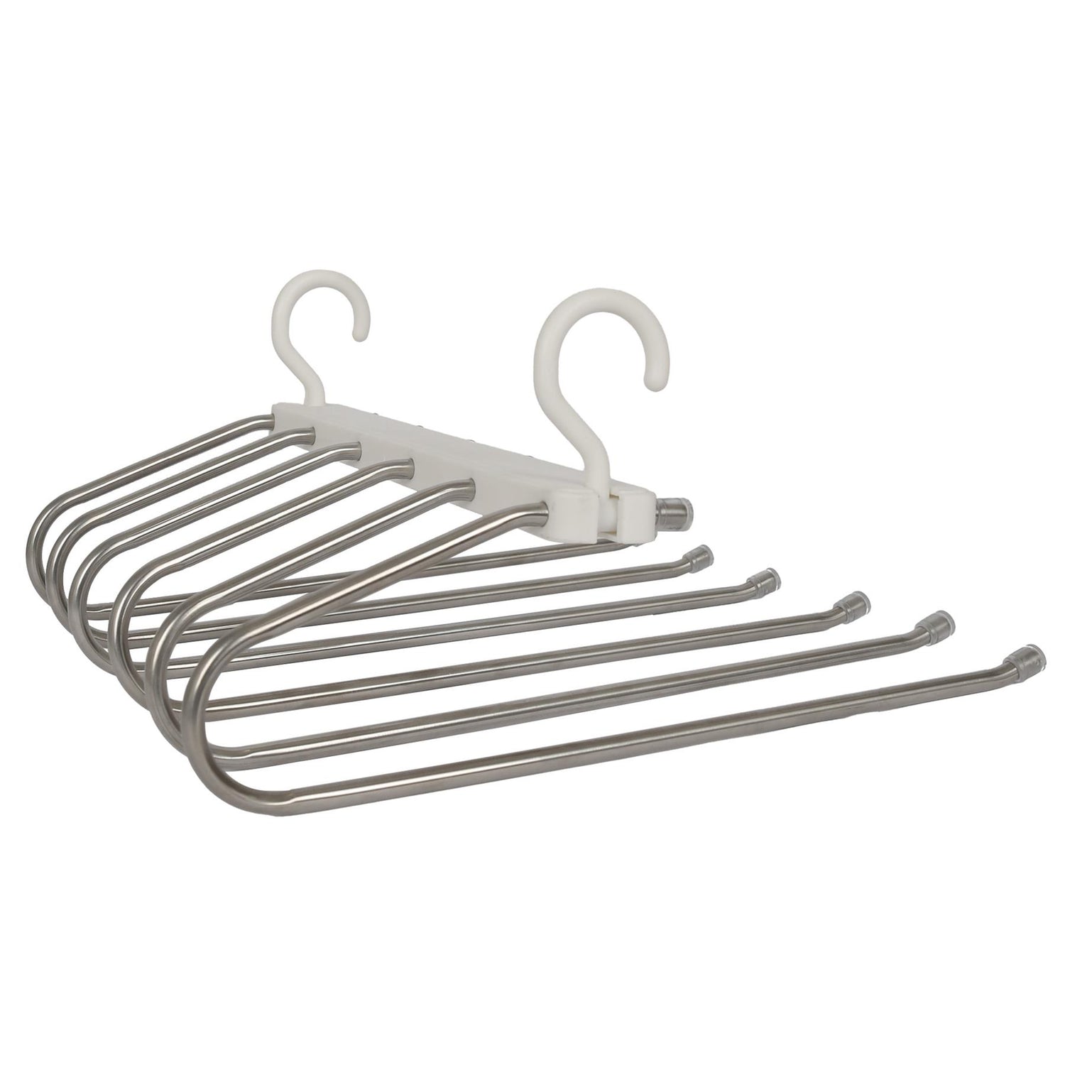 6-in-1 Space-Saving Trouser Hanger - White