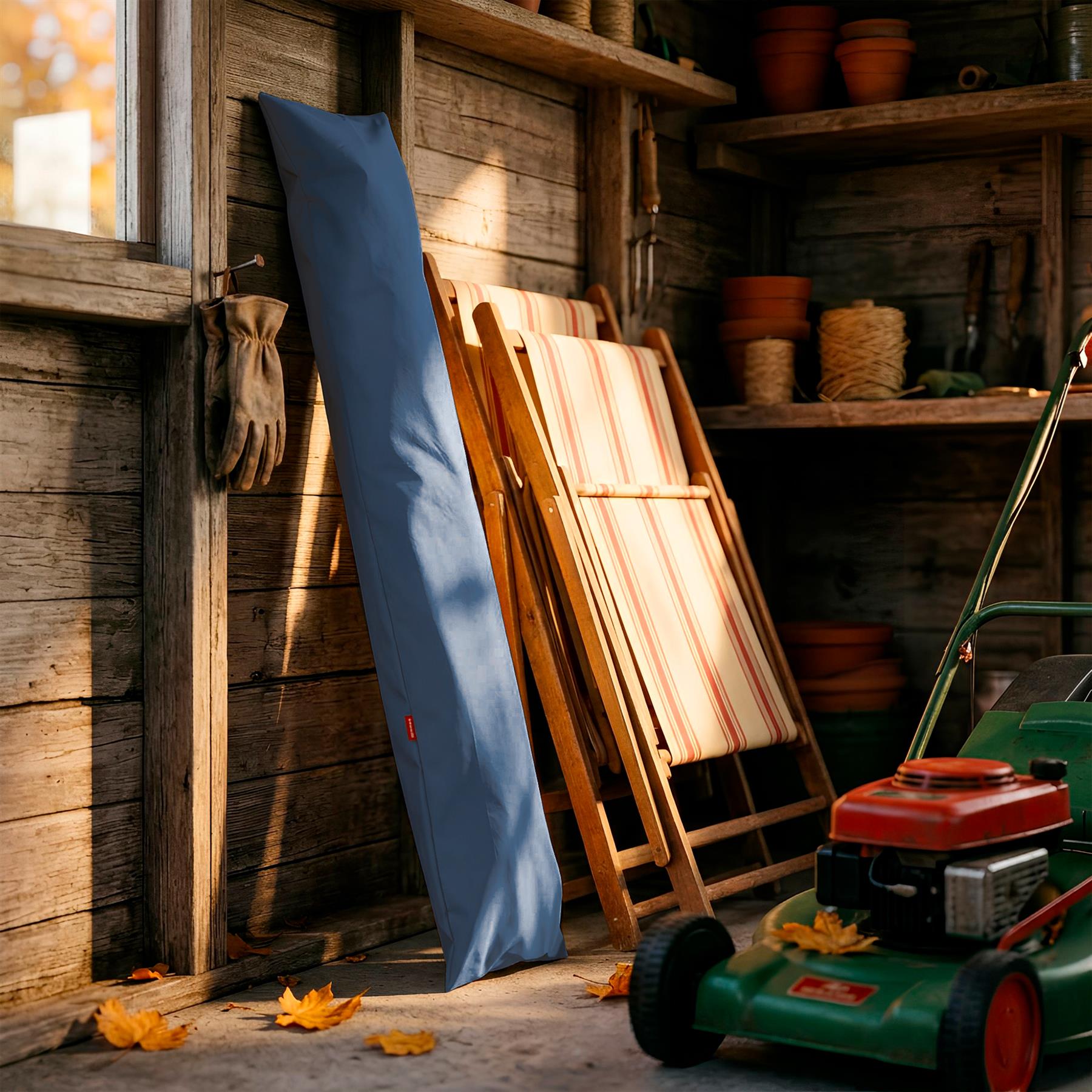2.3M Tilting Garden Parasol - Navy