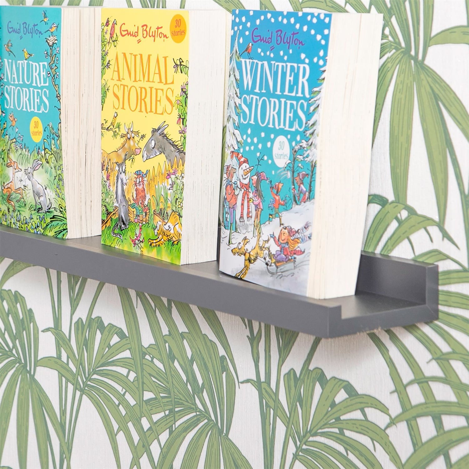 57cm Floating Picture Ledge Wall Shelf - Grey