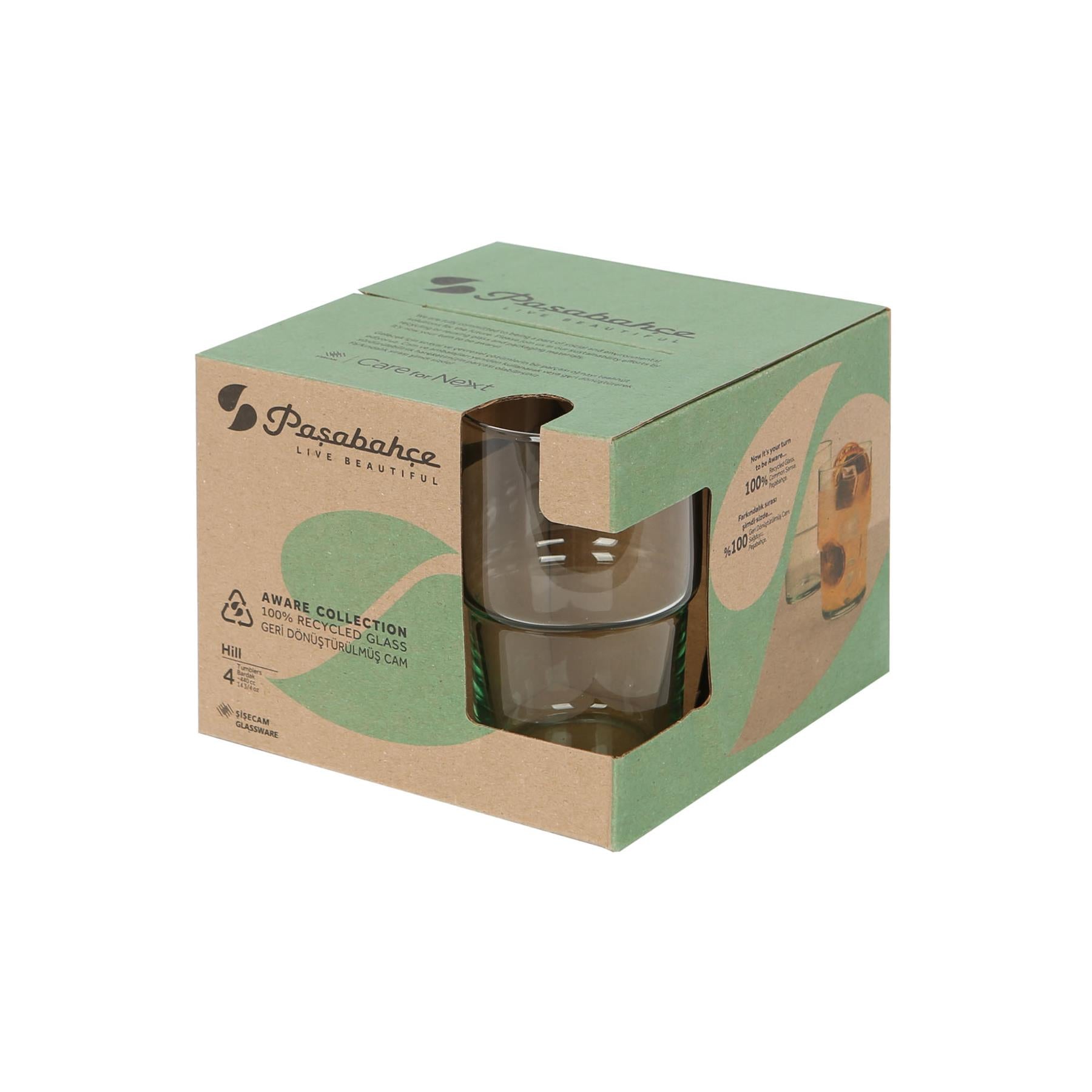 440ml Aware Hill Recycled Highball Glass