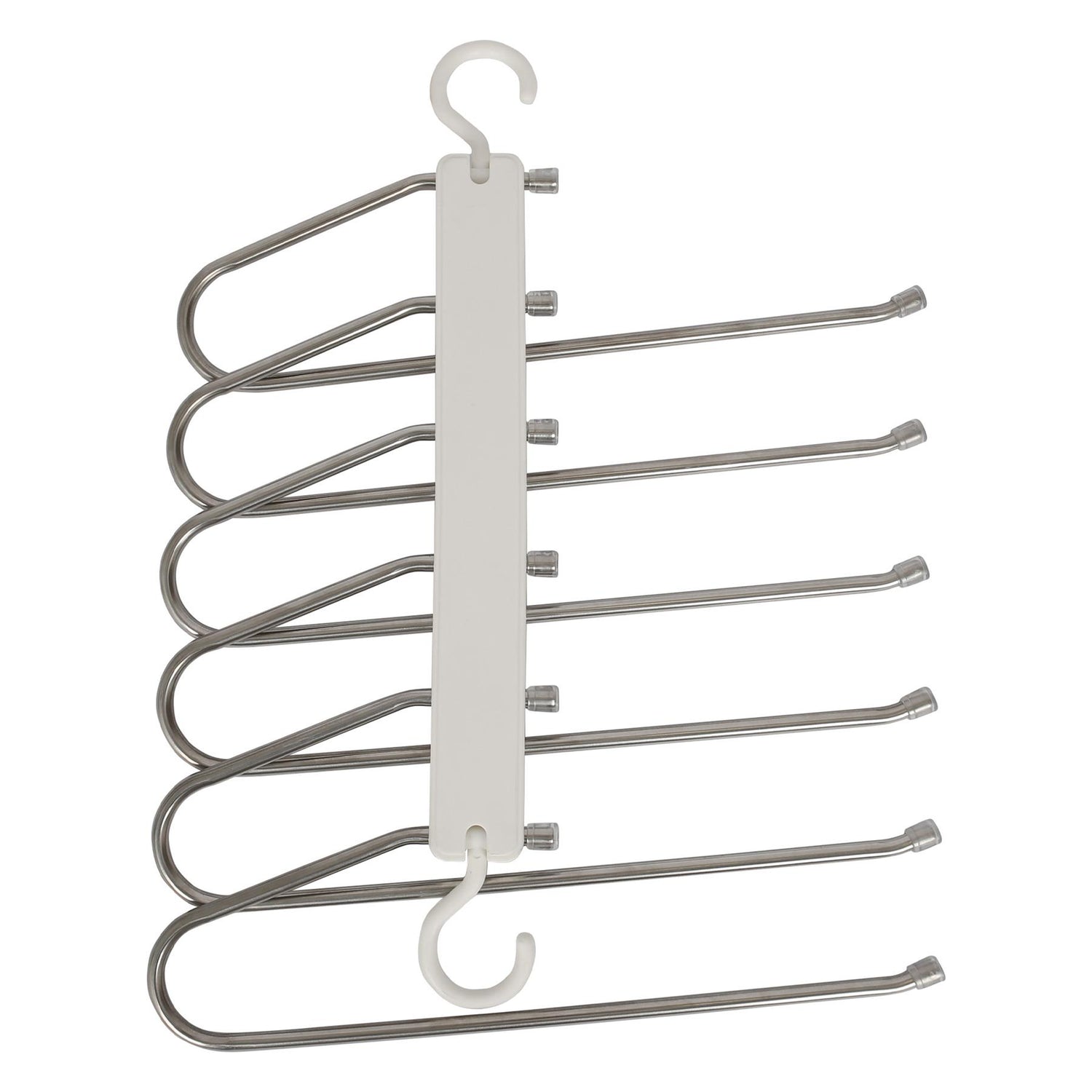 6-in-1 Space-Saving Trouser Hanger - White