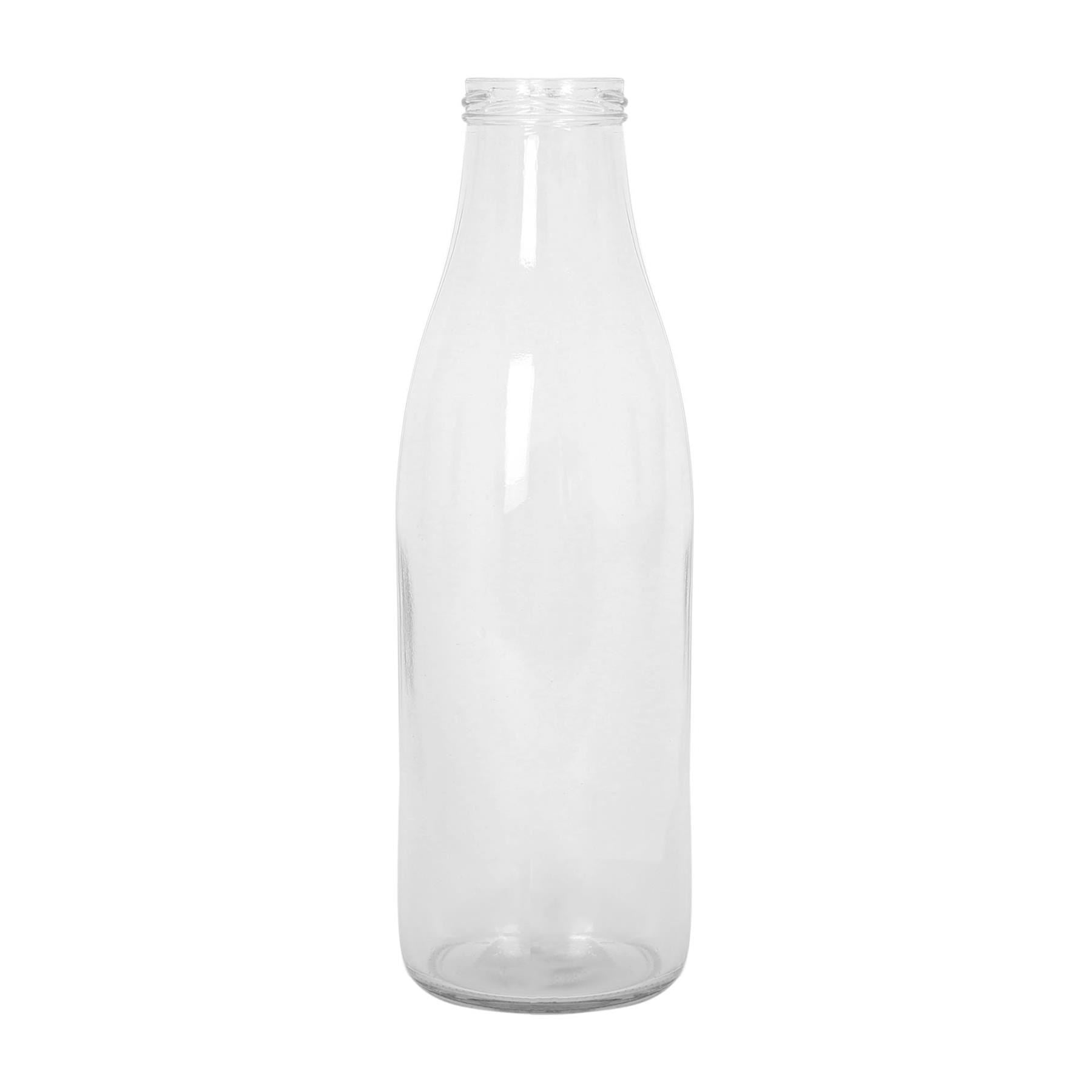 960ml Glass Water Bottle with Metal Lid
