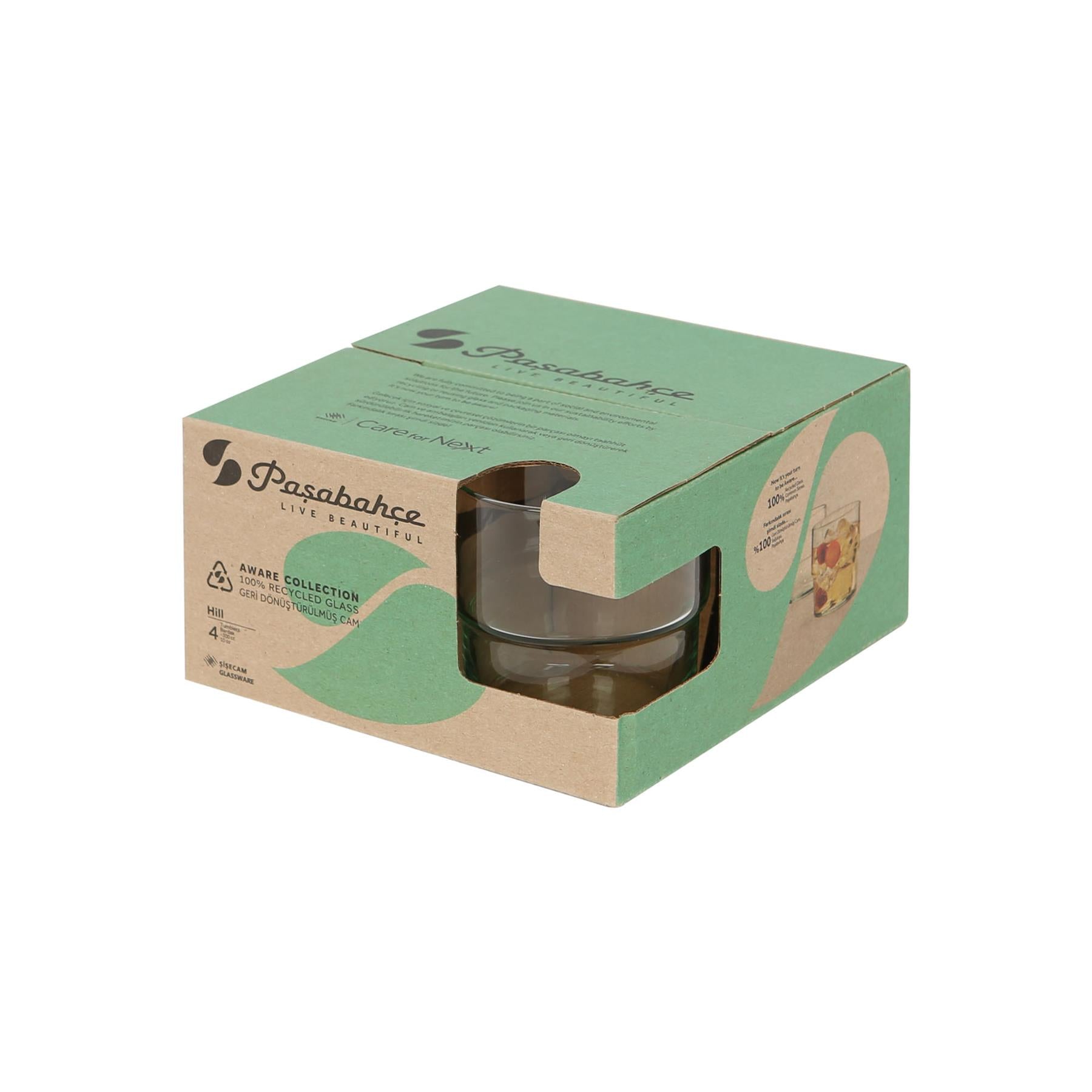 300ml Aware Hill Recycled Glass Tumbler
