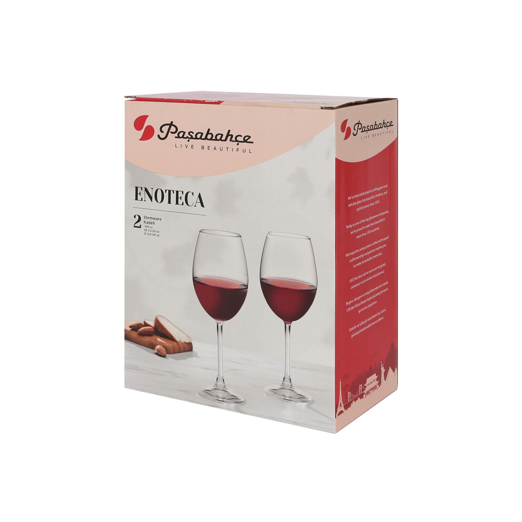 615ml Enoteca Wine Glass