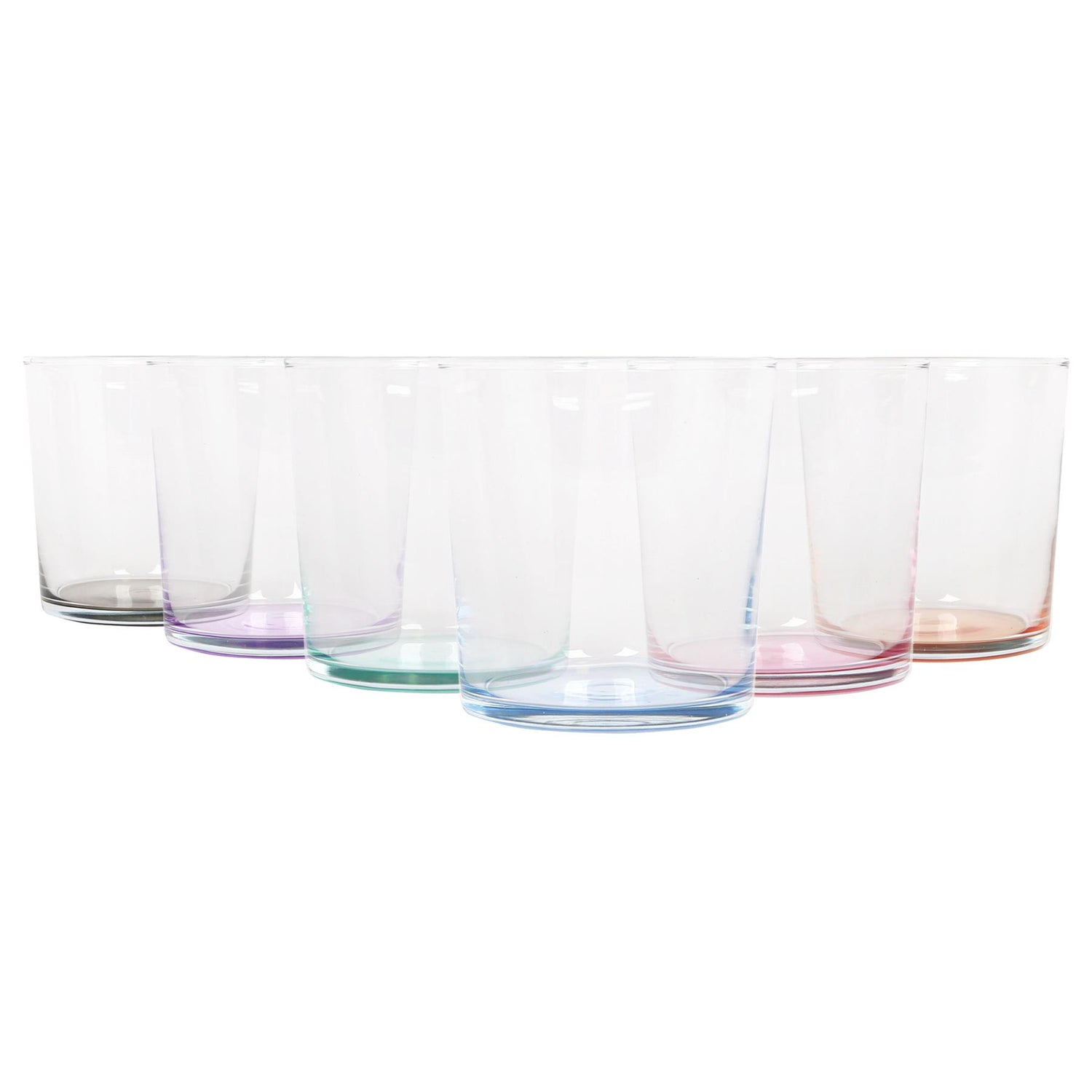 345ml Colour Base Bodega Glass Tumbler - By LAV