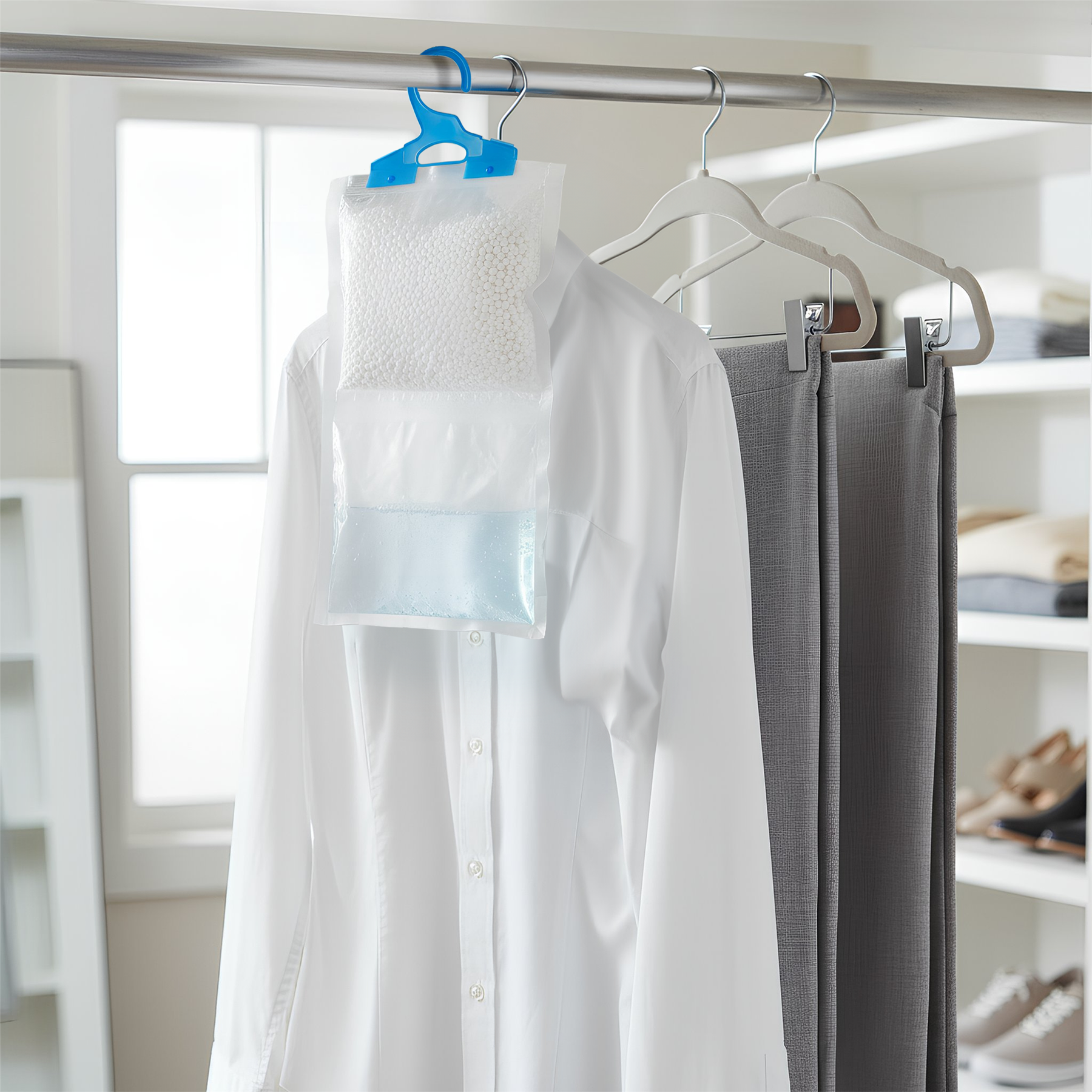 Hanging Wardrobe Dehumidifiers - 230g - Unscented - Pack of 12