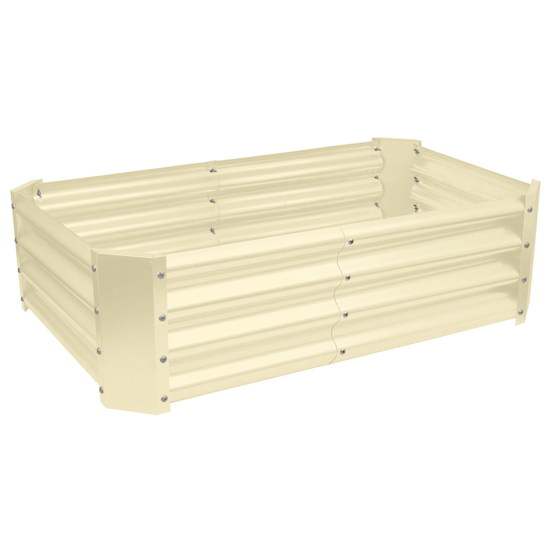 120cm x 60cm Rectangle Galvanised Steel Raised Garden Bed