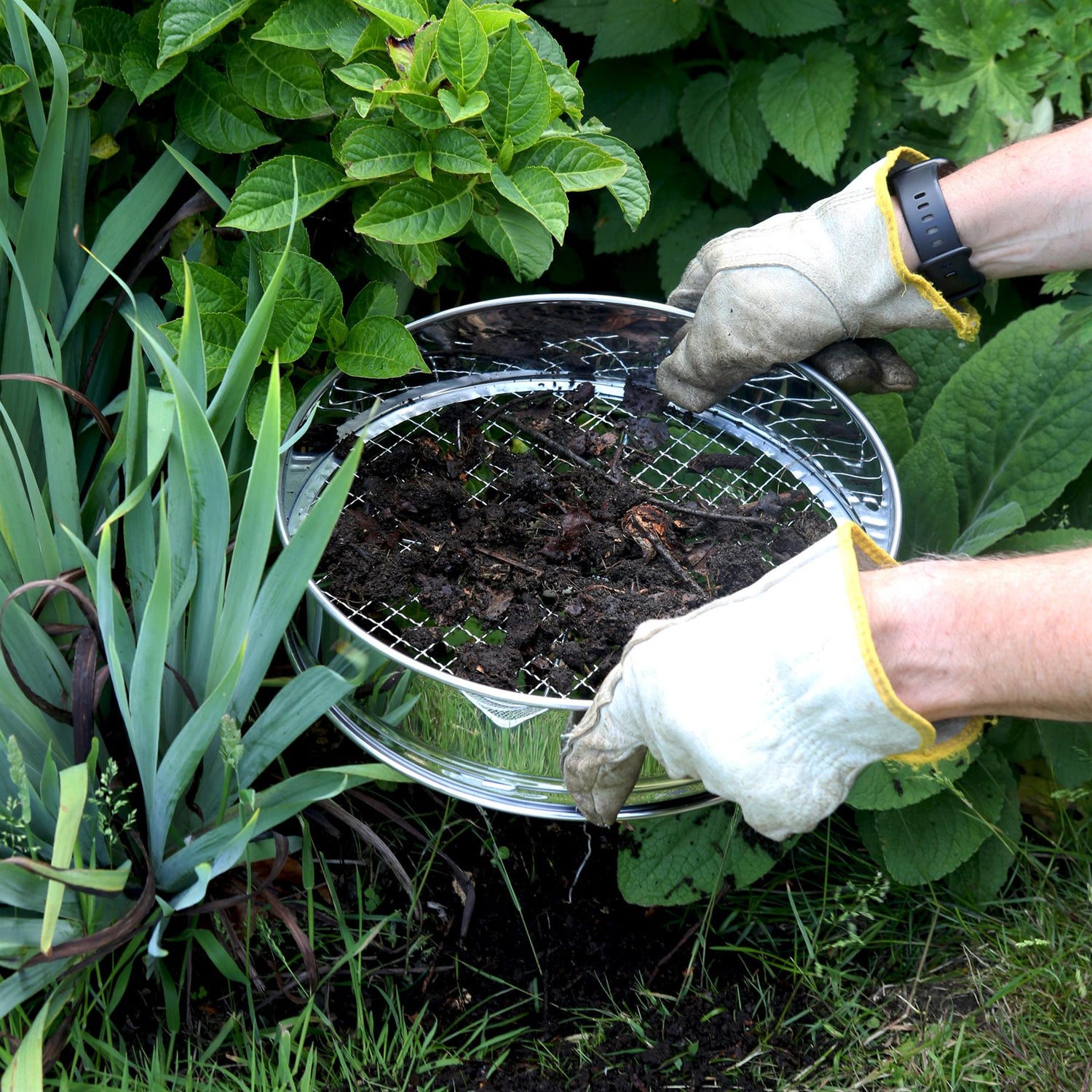 5-Filter Garden Riddle Sieve - 30cm