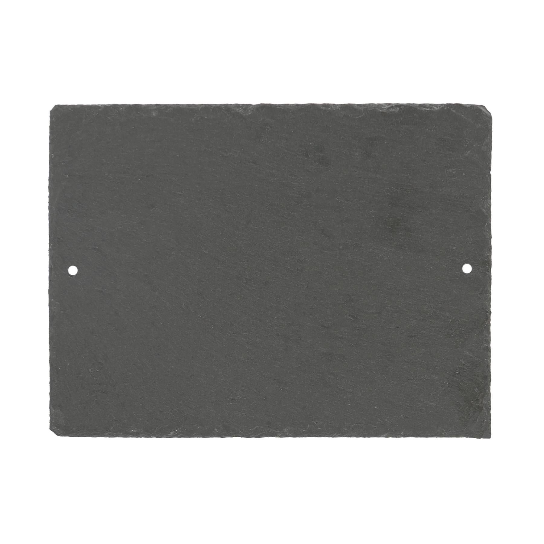 Rectangle Blank Slate House Sign - 20cm x 15cm