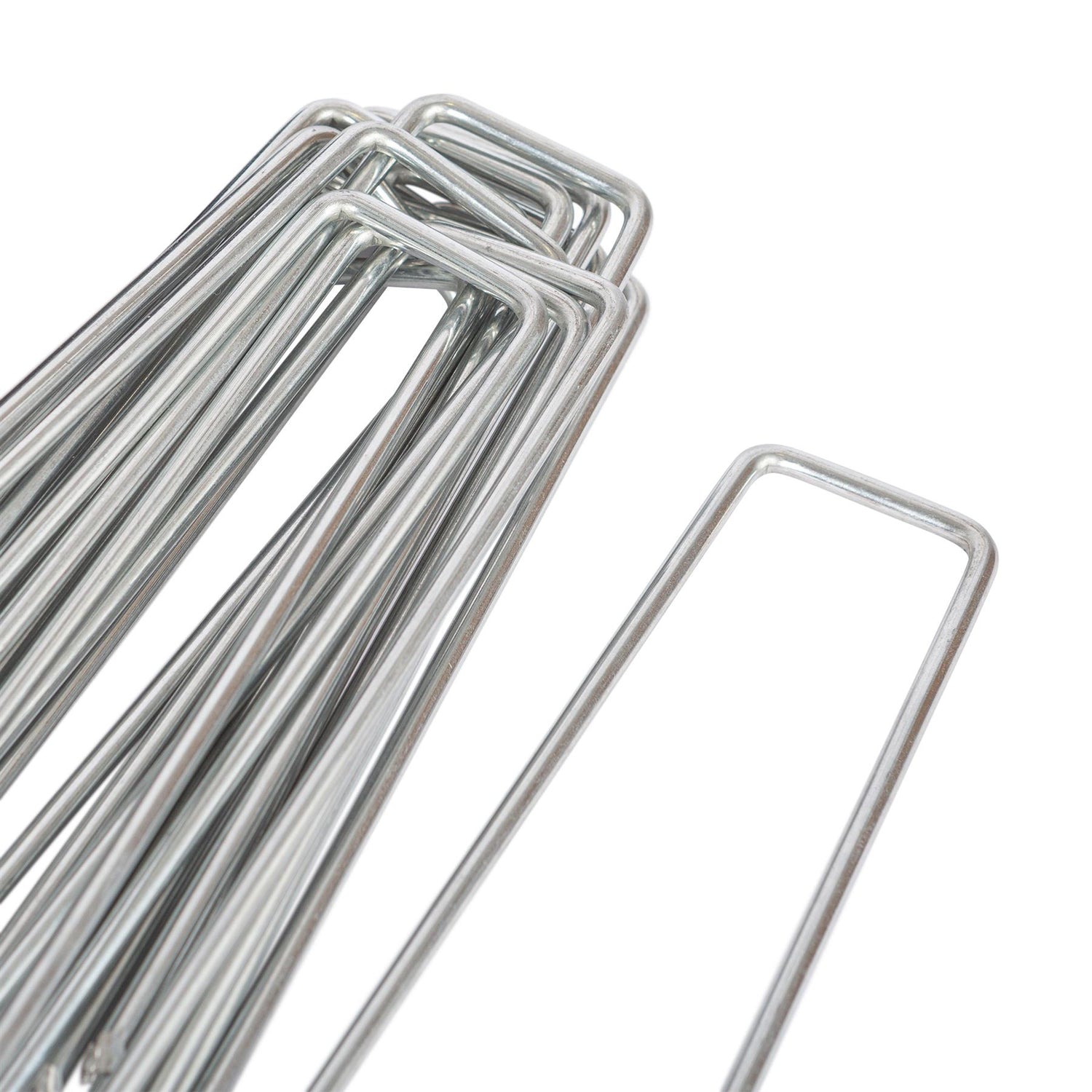 U-Shaped Weed Control Membrane Pegs - 6" (150mm)