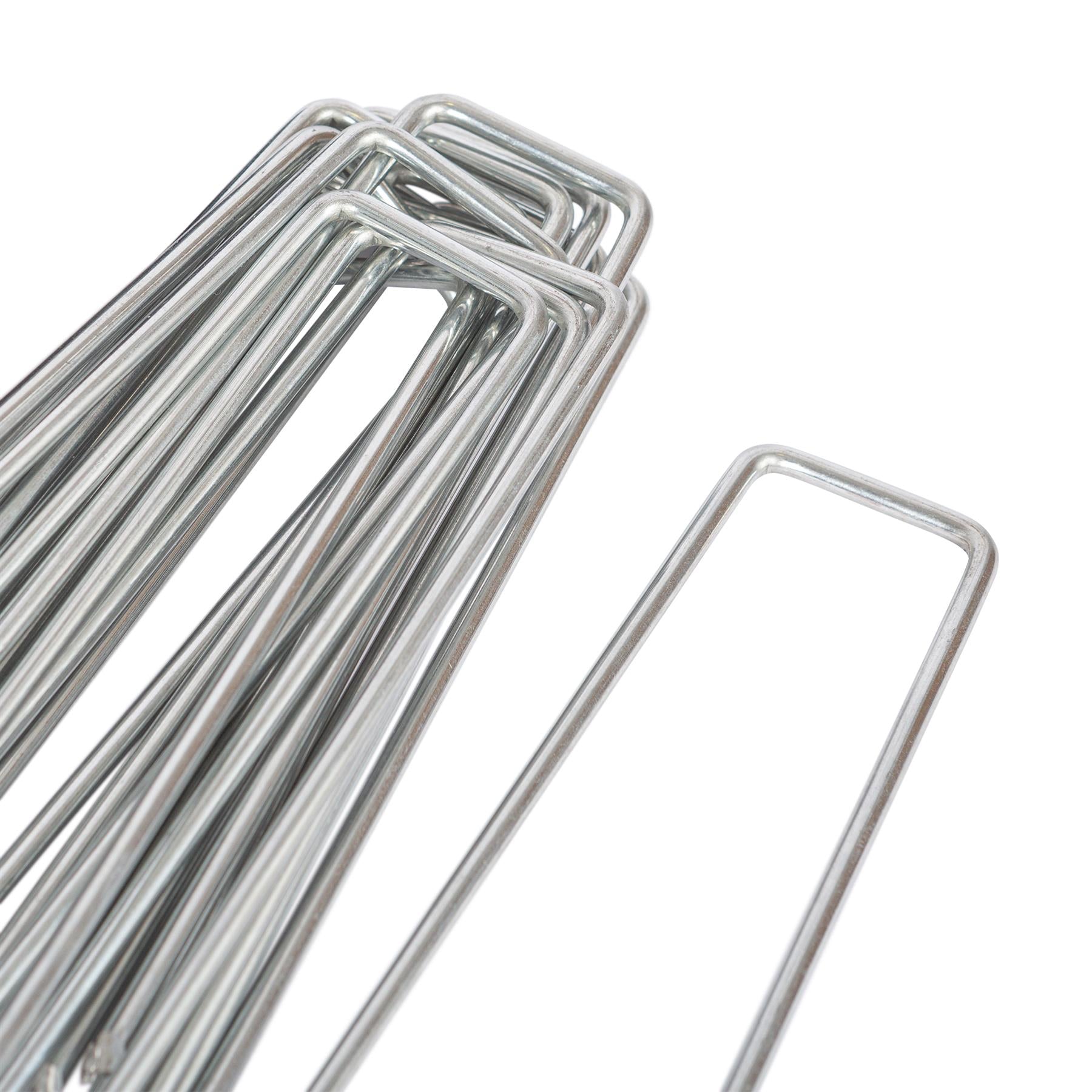 U-Shaped Weed Control Membrane Pegs - 6" (150mm)