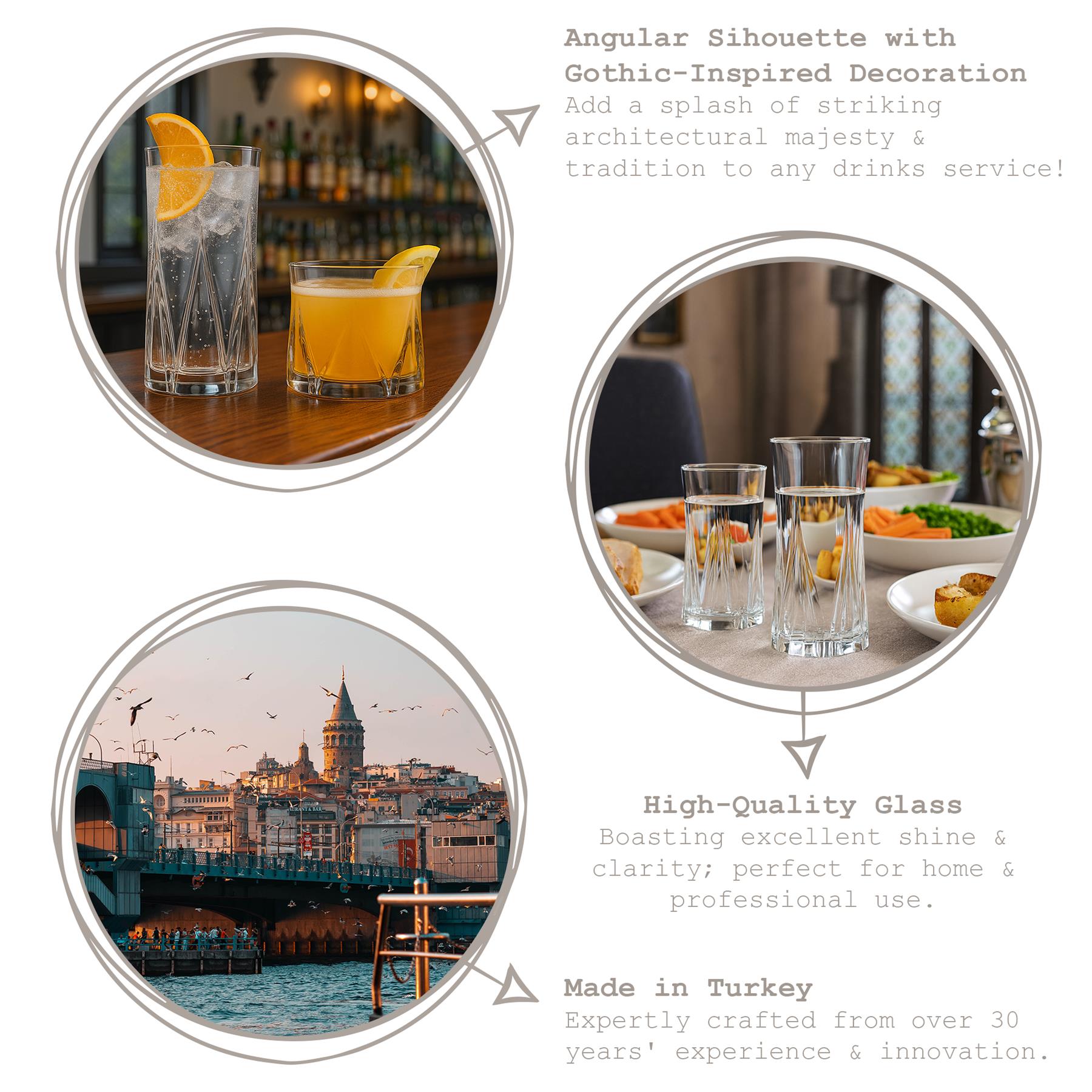 300ml Zoey Whisky Glass