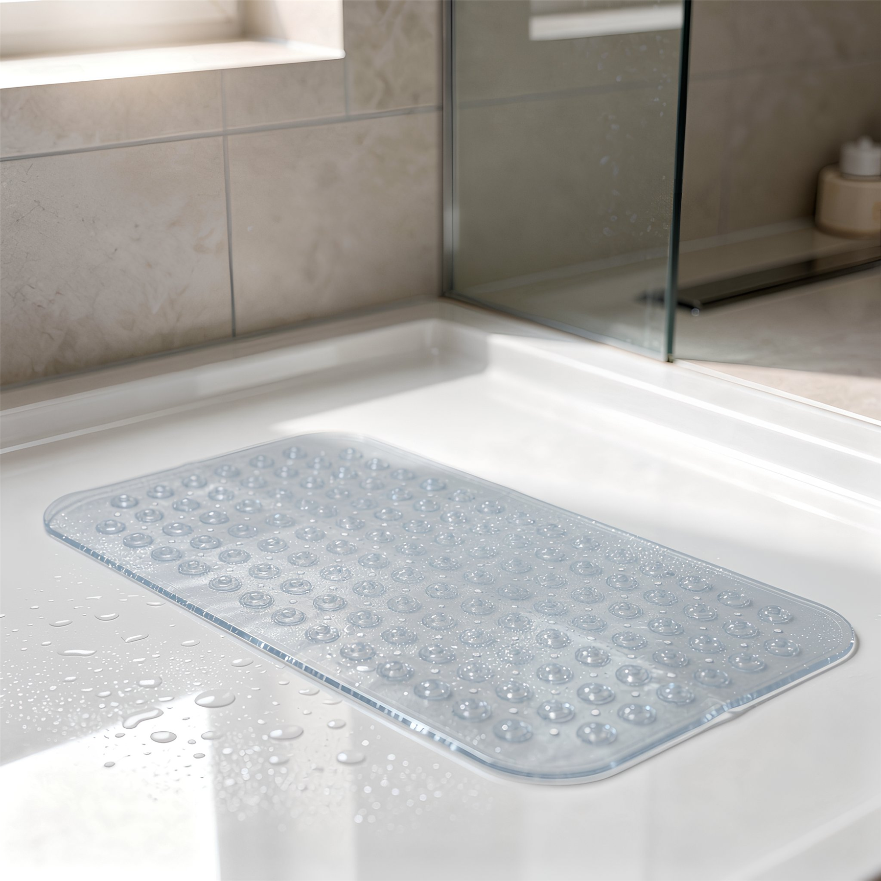 Non-Slip Shower Mat - 70 x 37cm