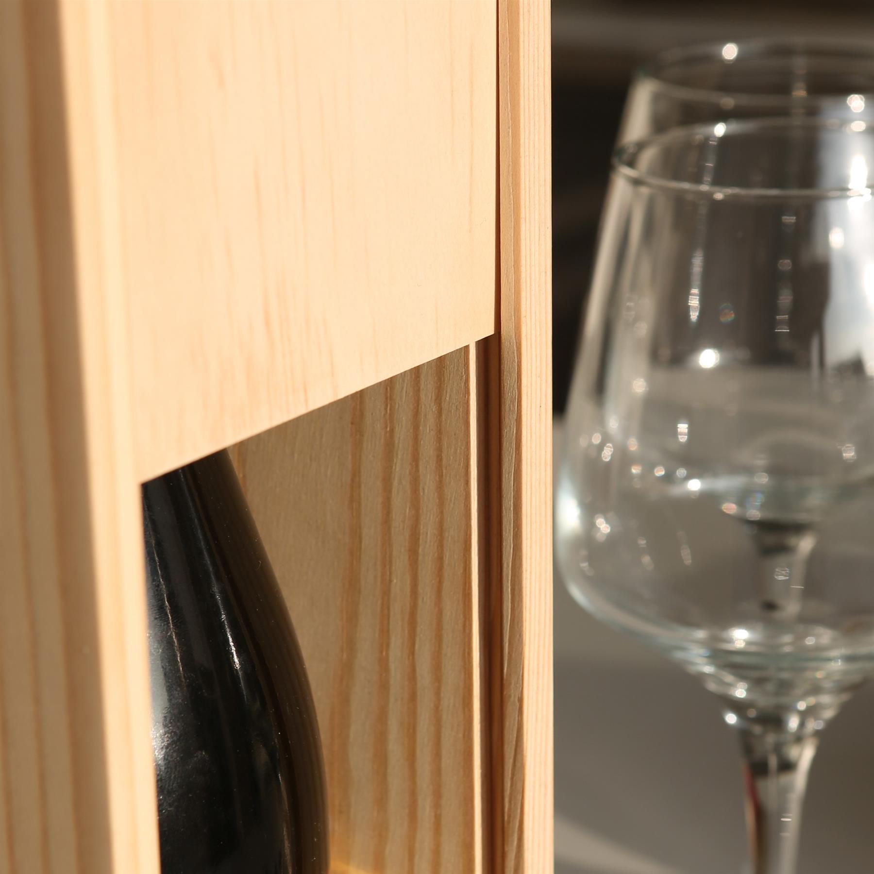 Single Bottle Wooden Wine Boxes - Pallet of 600