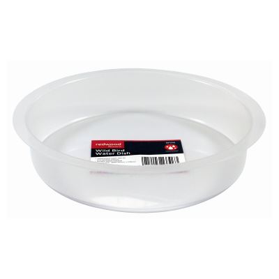 Plastic Replacement Wild Bird Water Dish - 18.5cm - By Redwood