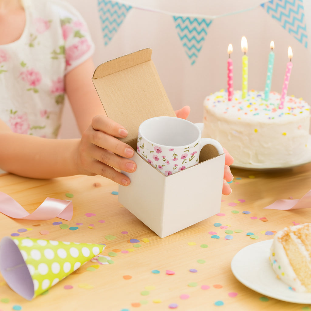 350ml Blank Stoneware Sublimation Mug - White