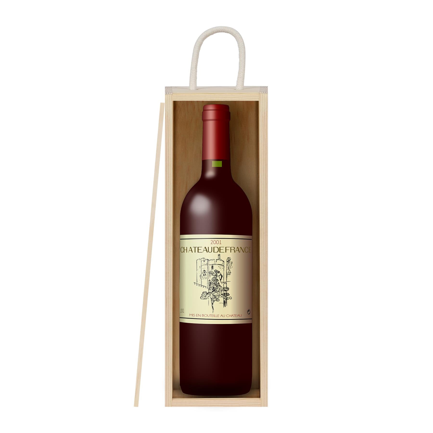 Single Bottle Wooden Wine Boxes - Pallet of 600
