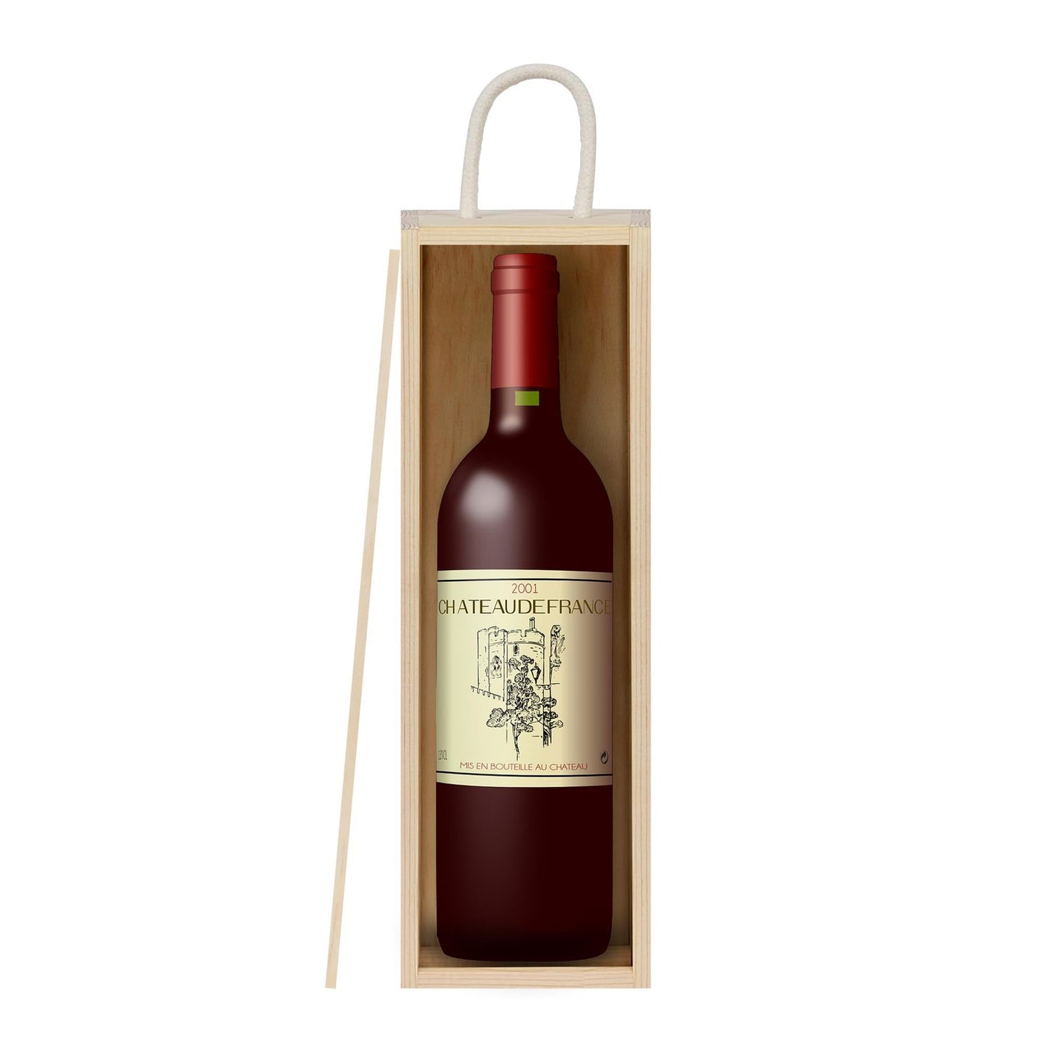 Single Bottle Wooden Wine Boxes - Pack of 30