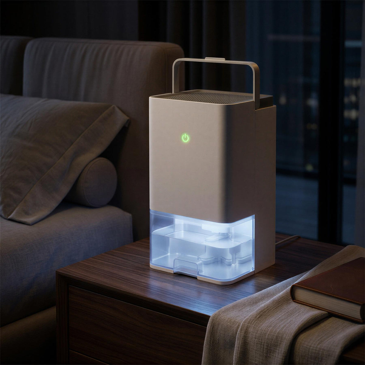 1.2L Electric Dehumidifier - White