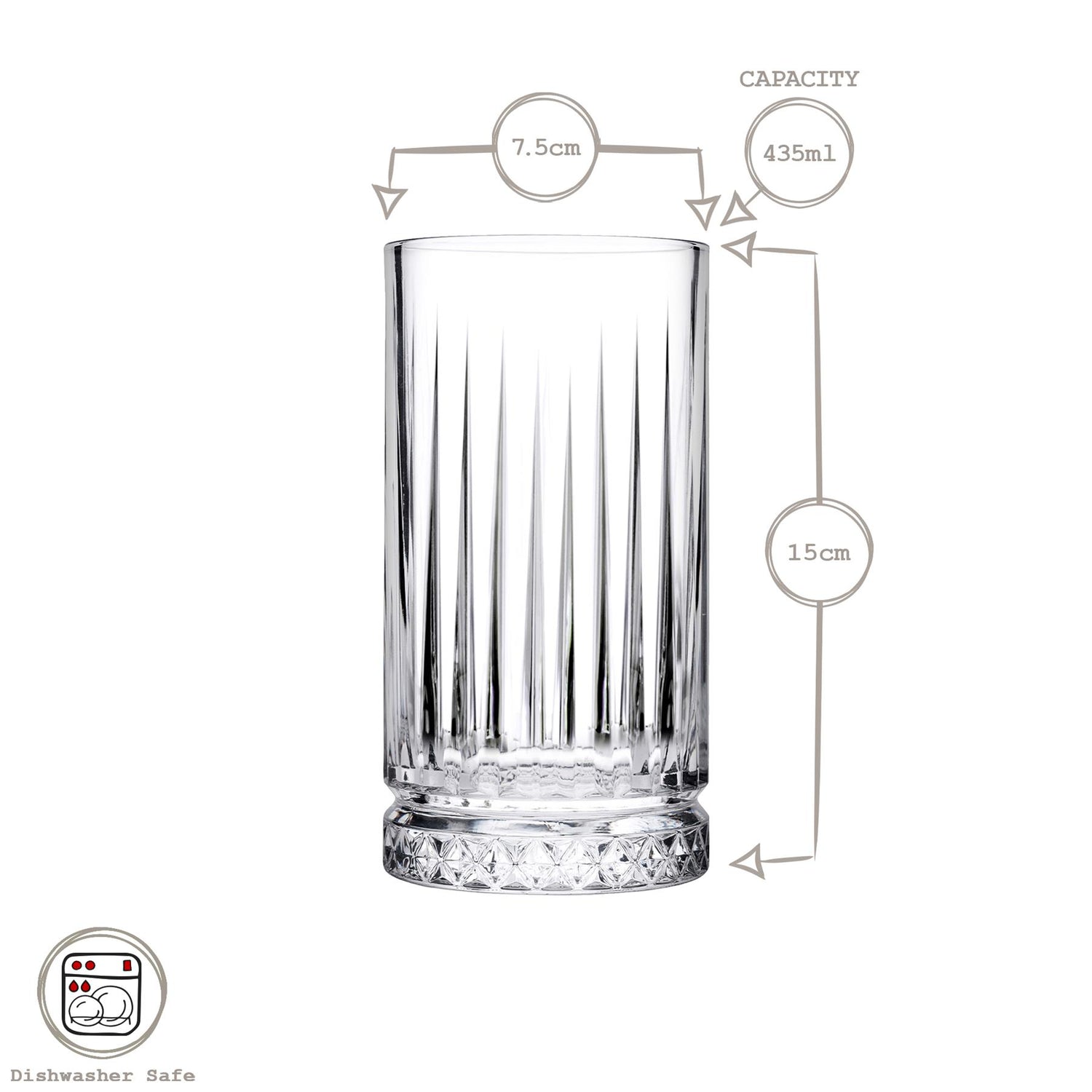435ml Elysia Highball Glass