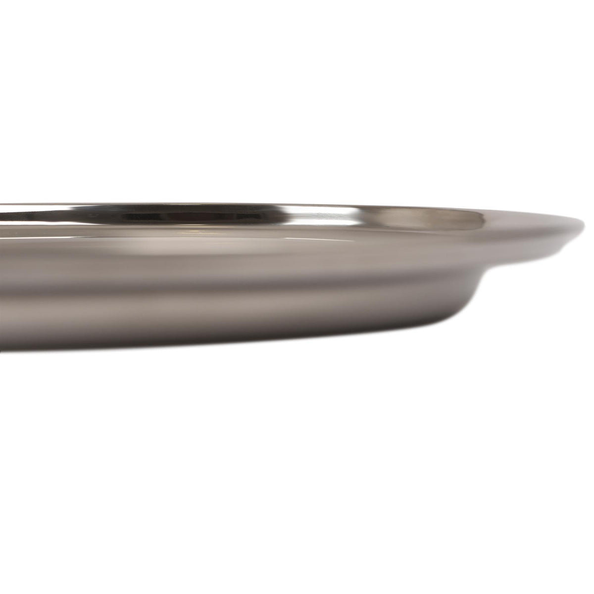 Oval Stainless Steel Serving Tray - 22 x 16.5cm
