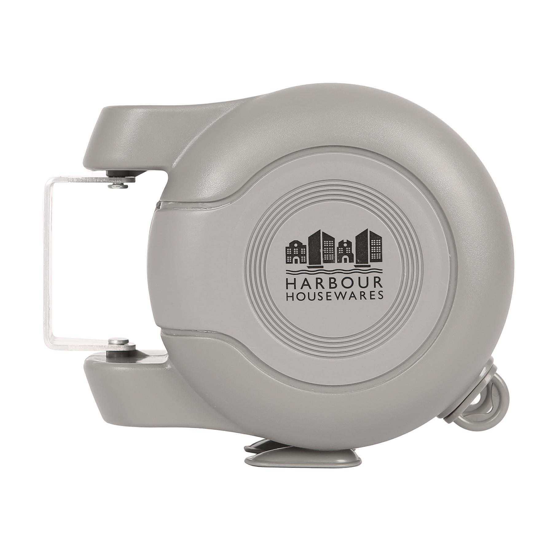 2 x 15M Retractable Dual Cord Washing Line - Grey