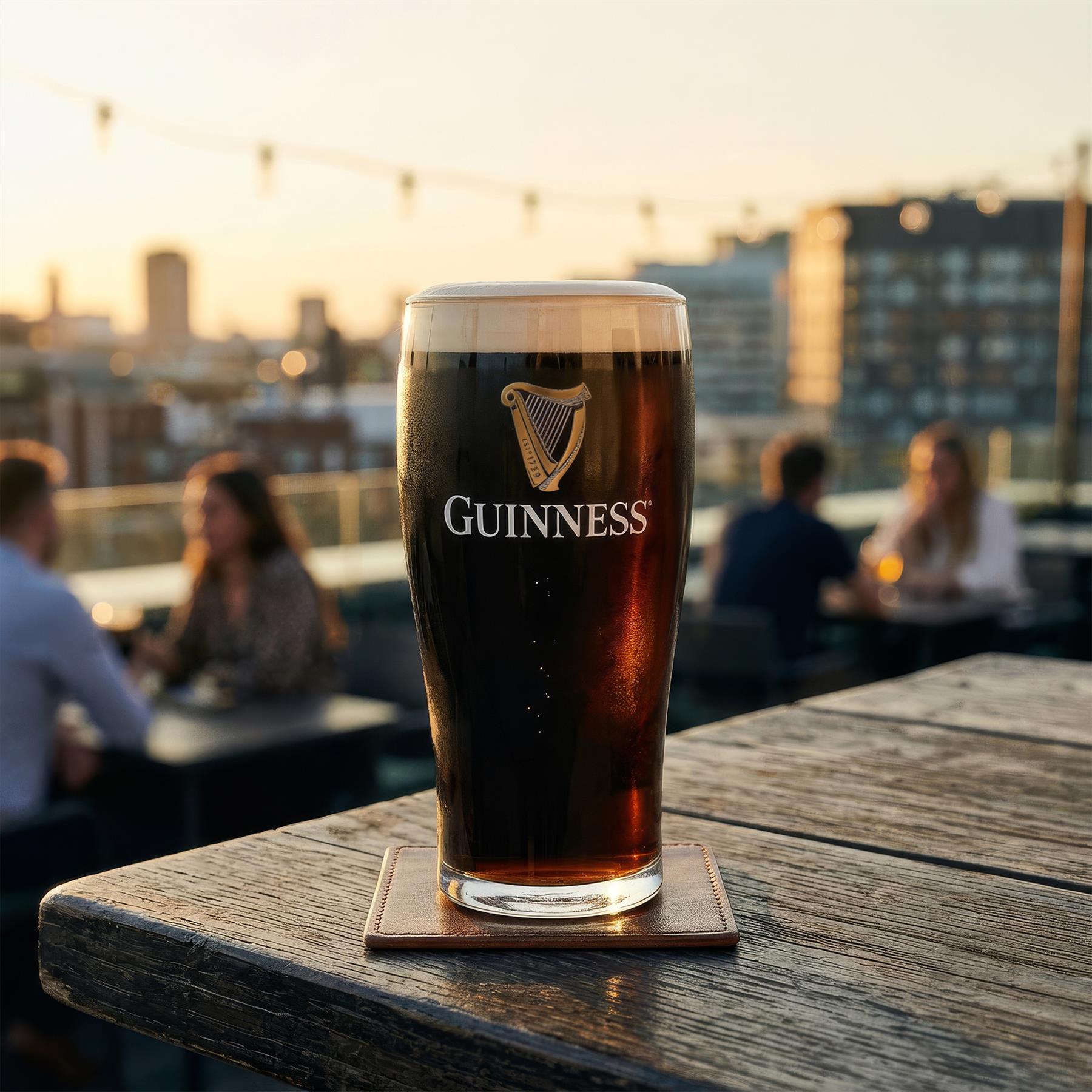 Guinness 2pc Tulip Pint Glass Set