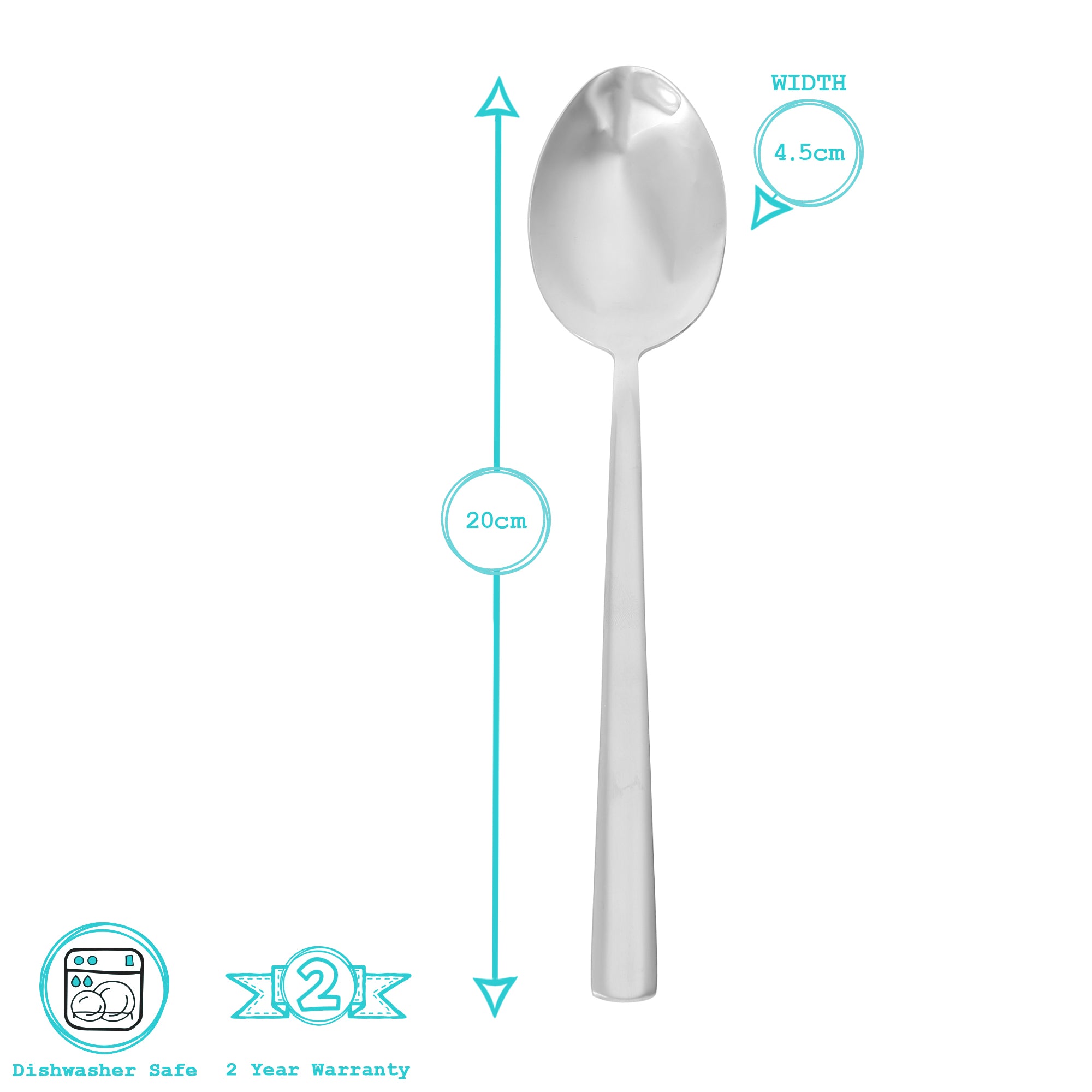 Argon Tableware Tondo Stainless Steel 18/0 Desert Spoon
