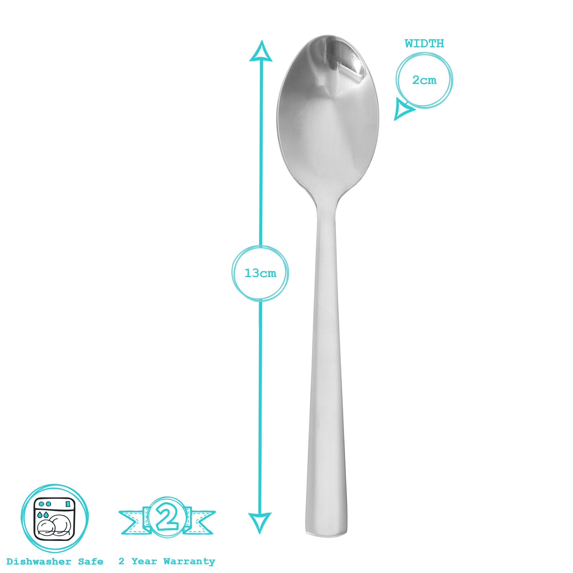 Argon Tableware Tondo Stainless Steel 18/0 Teaspoon