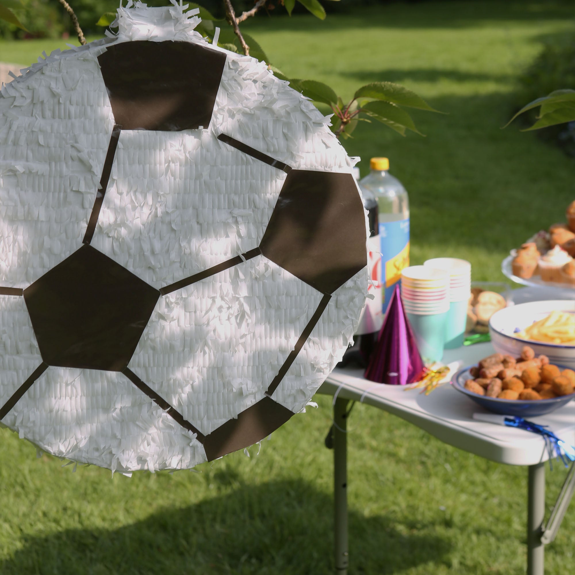 2pc Football Pinata Set with Blindfold