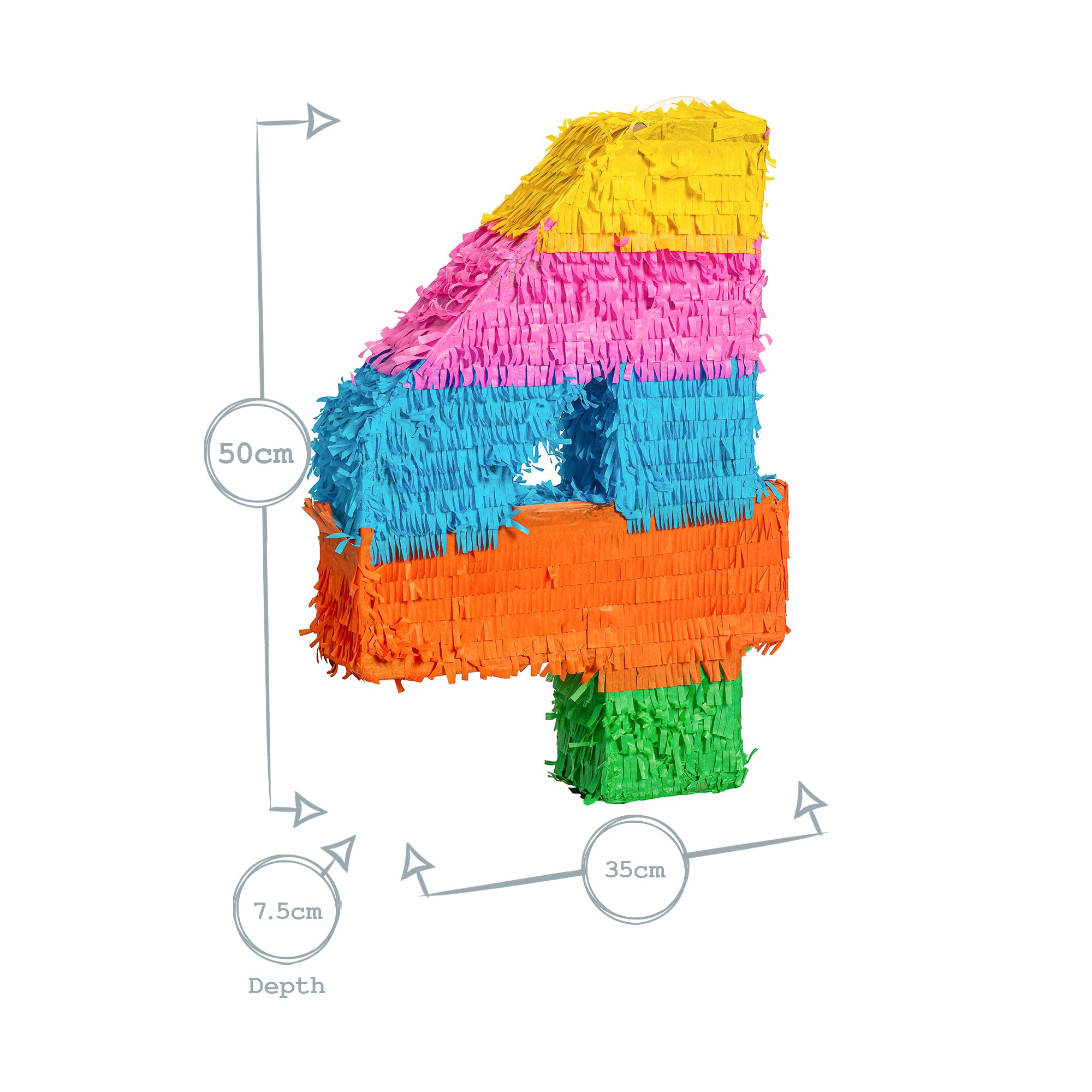 Fax Potato Number 4 Pinata