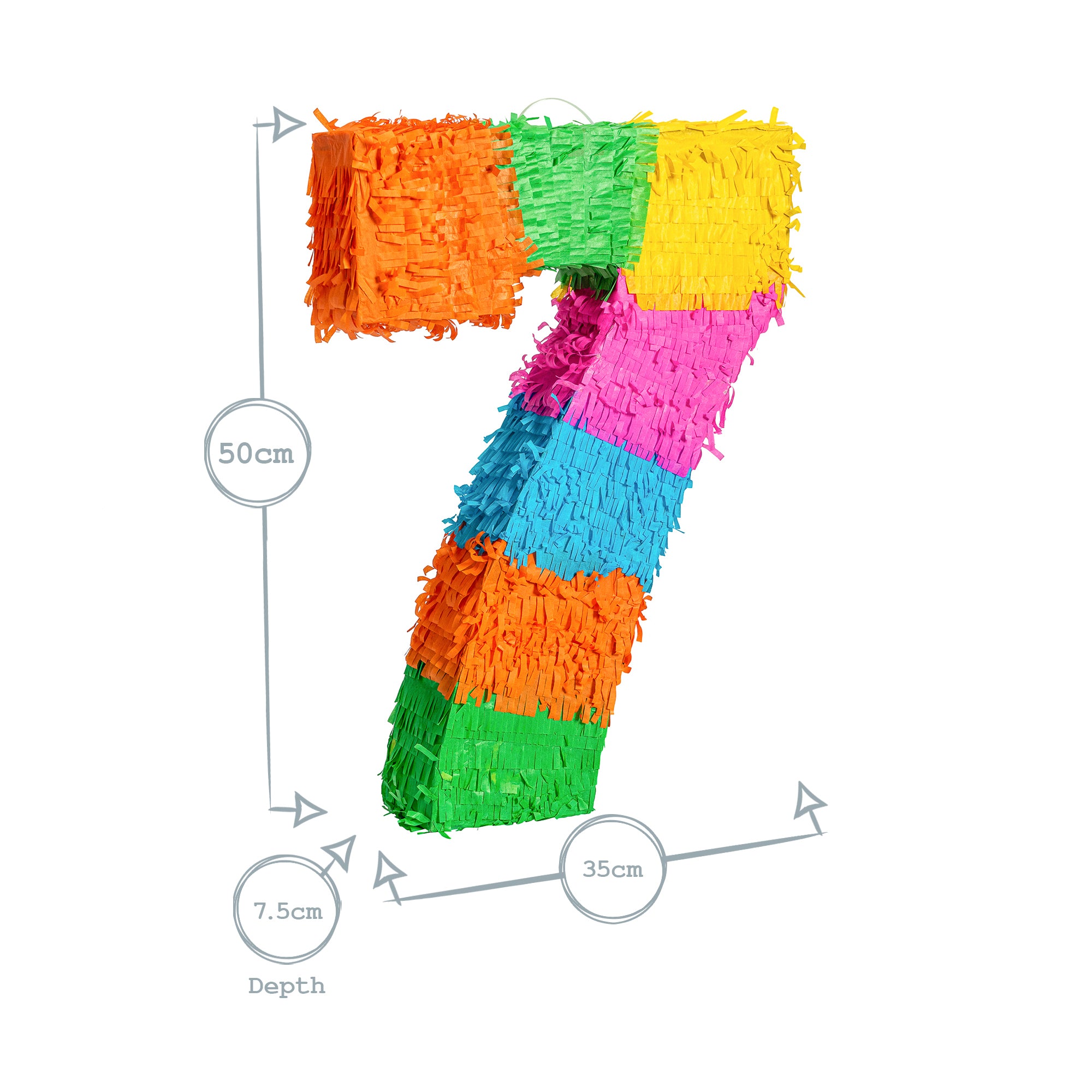 Fax Potato Number 7 Pinata