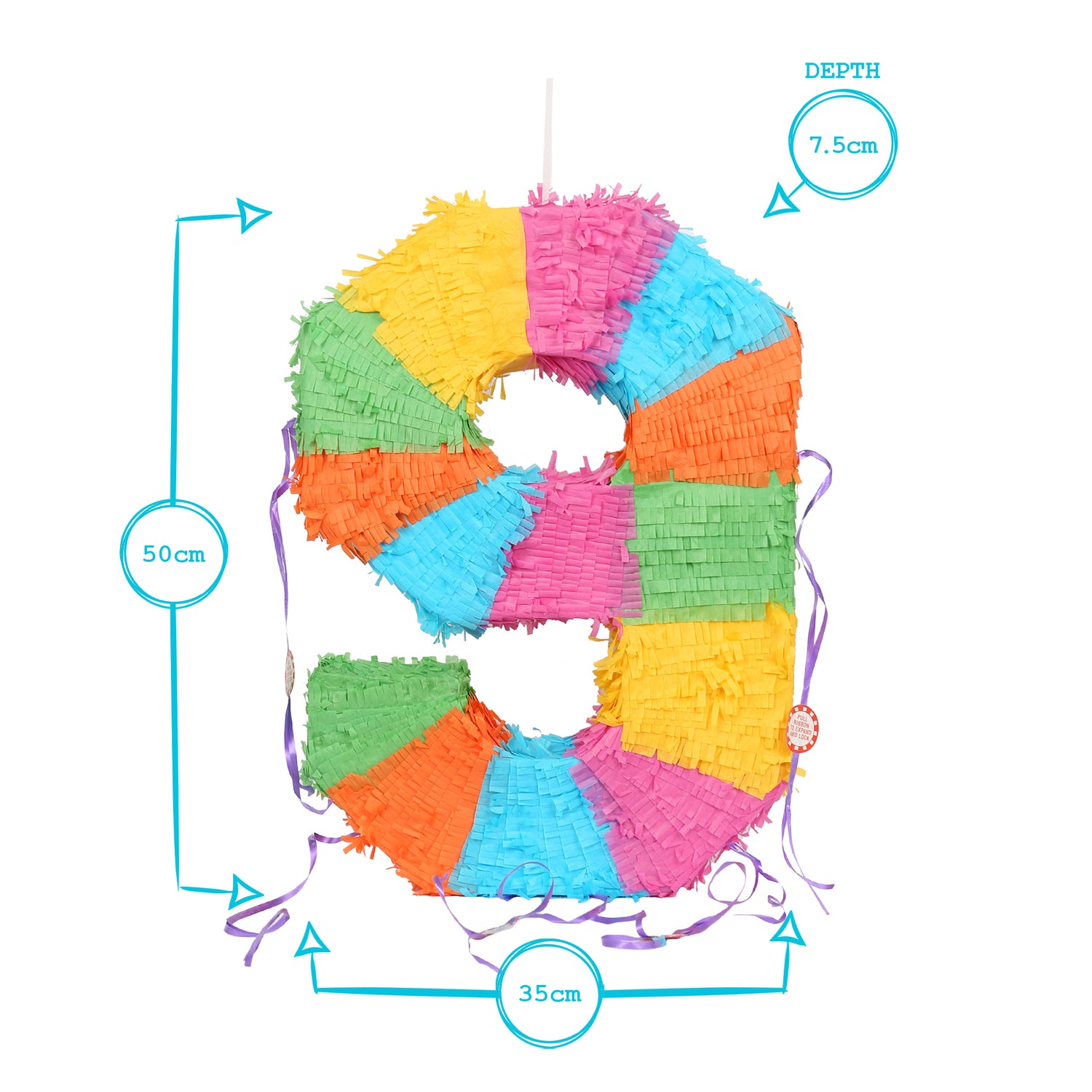 Fax Potato Number 9 Pinata
