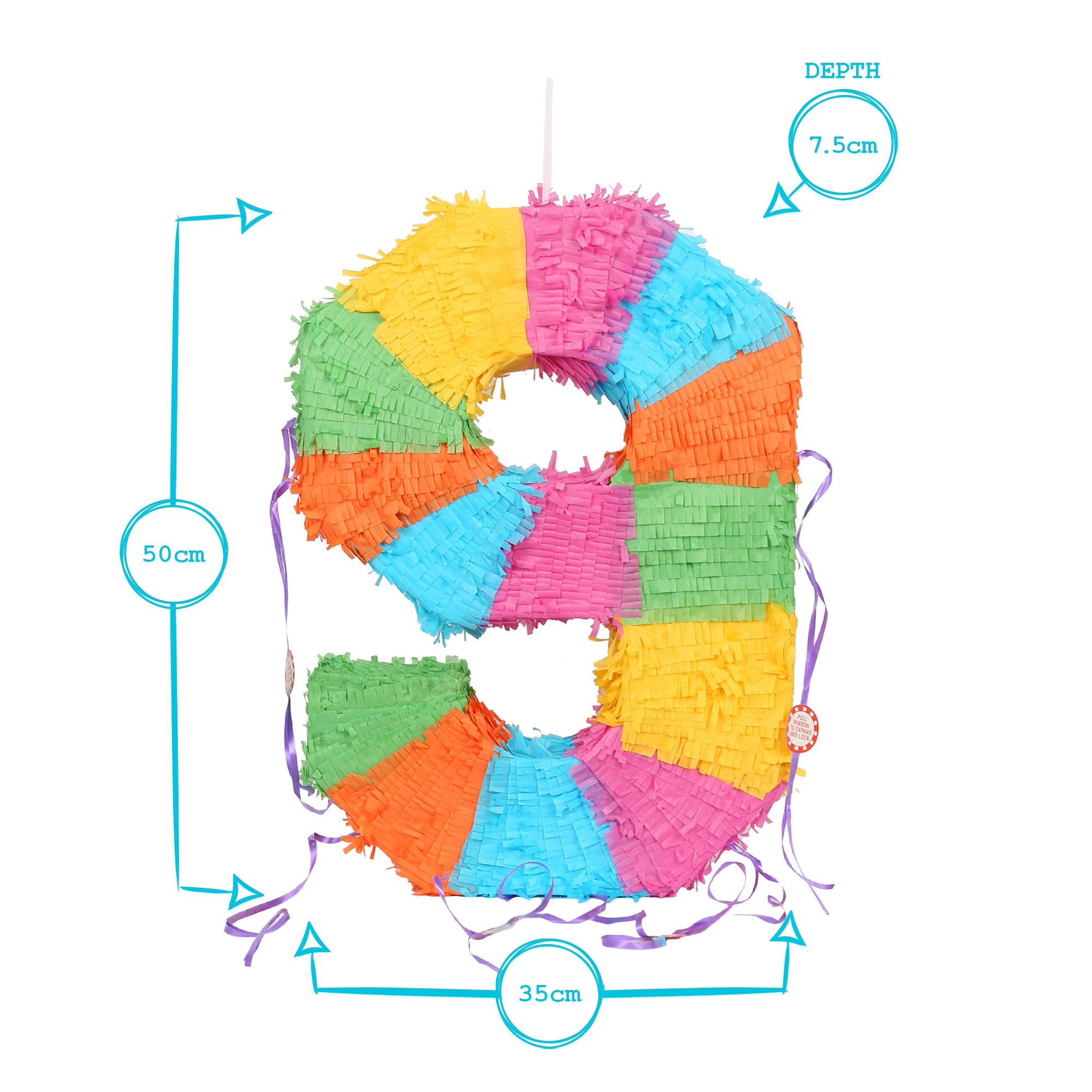 Fax Potato Number 9 Pinata