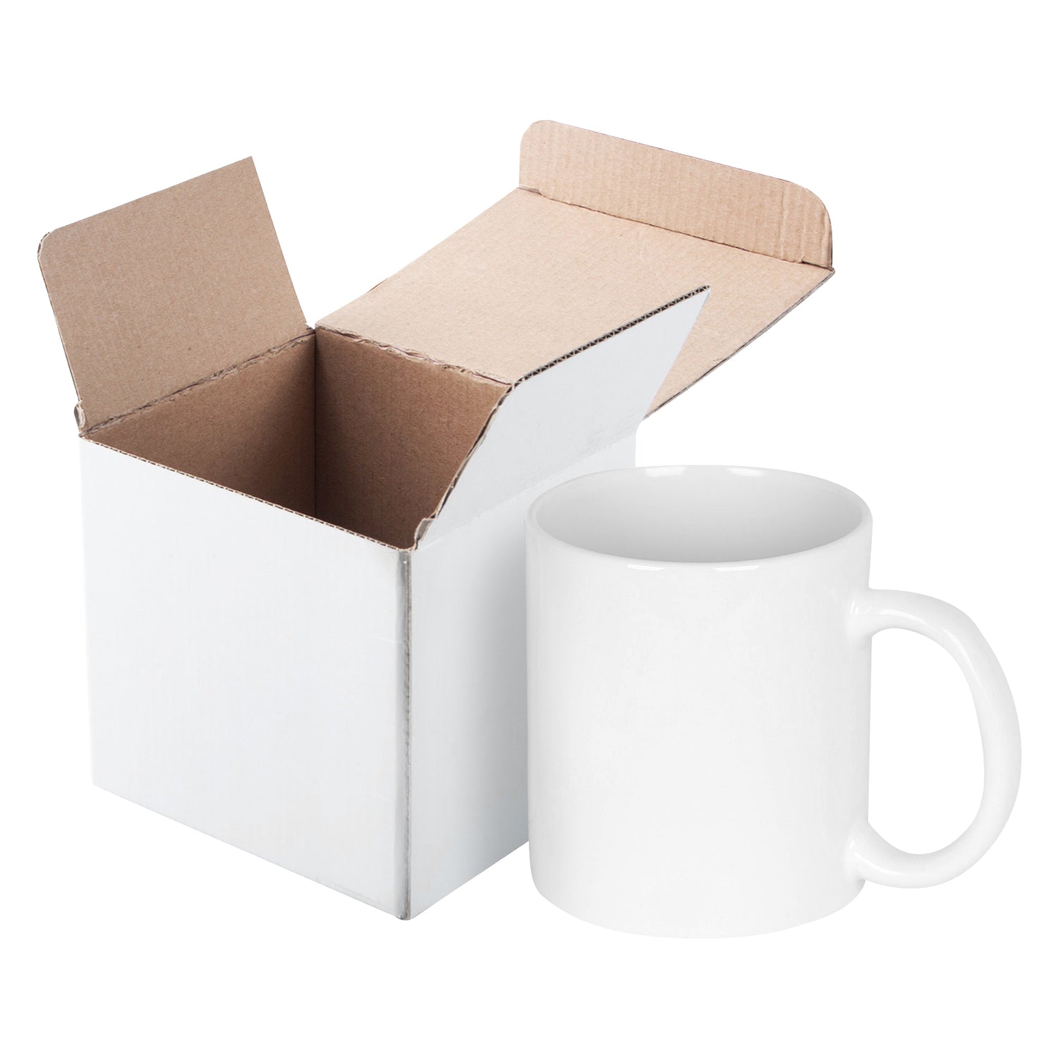 350ml Blank Stoneware Sublimation Mug - White