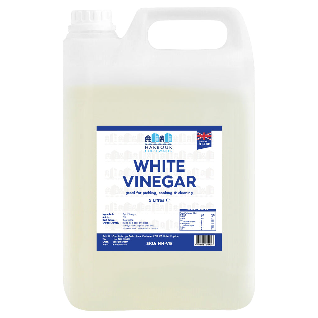 5L White Vinegar - By Harbour Housewares
