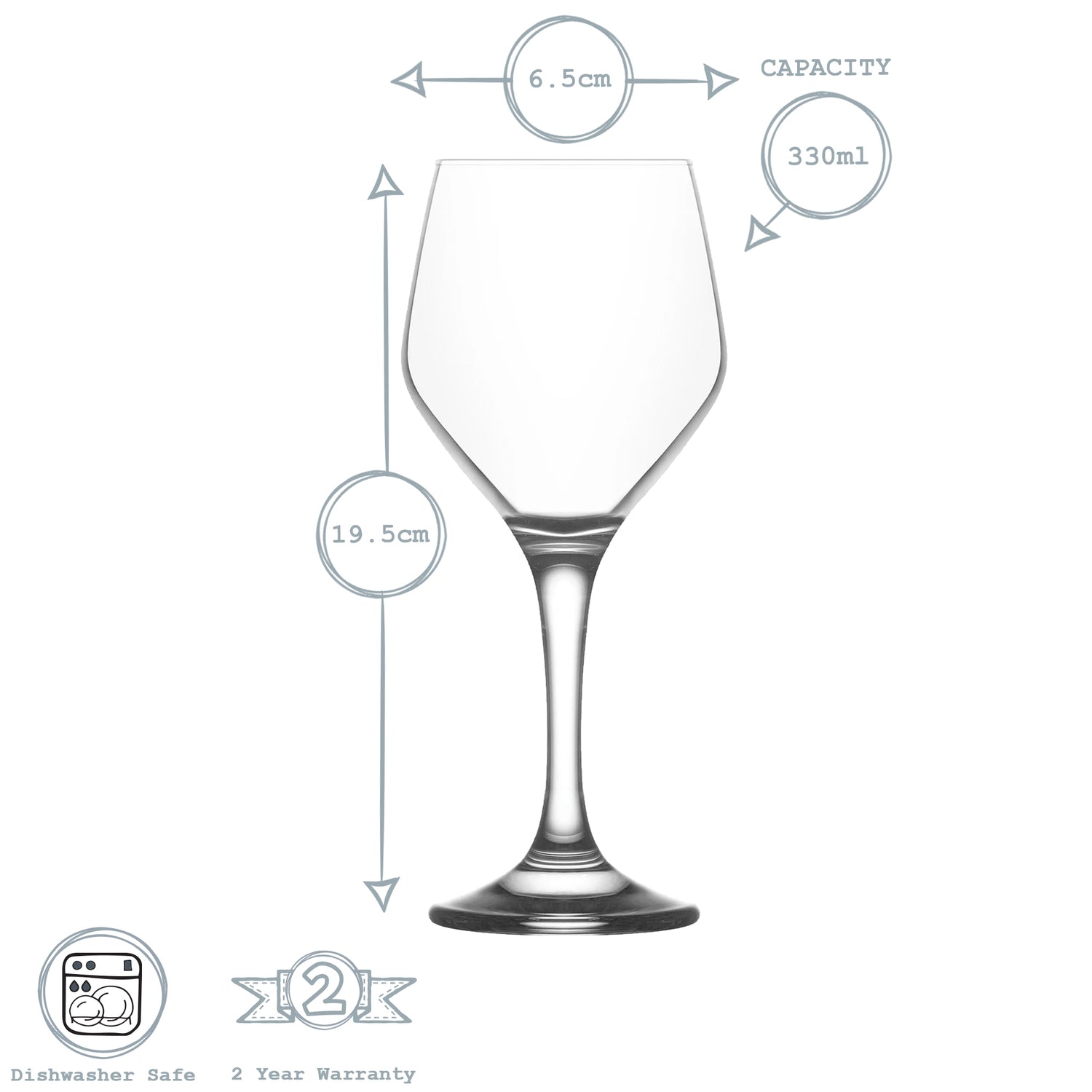 Ella Wine Glass - 330ml