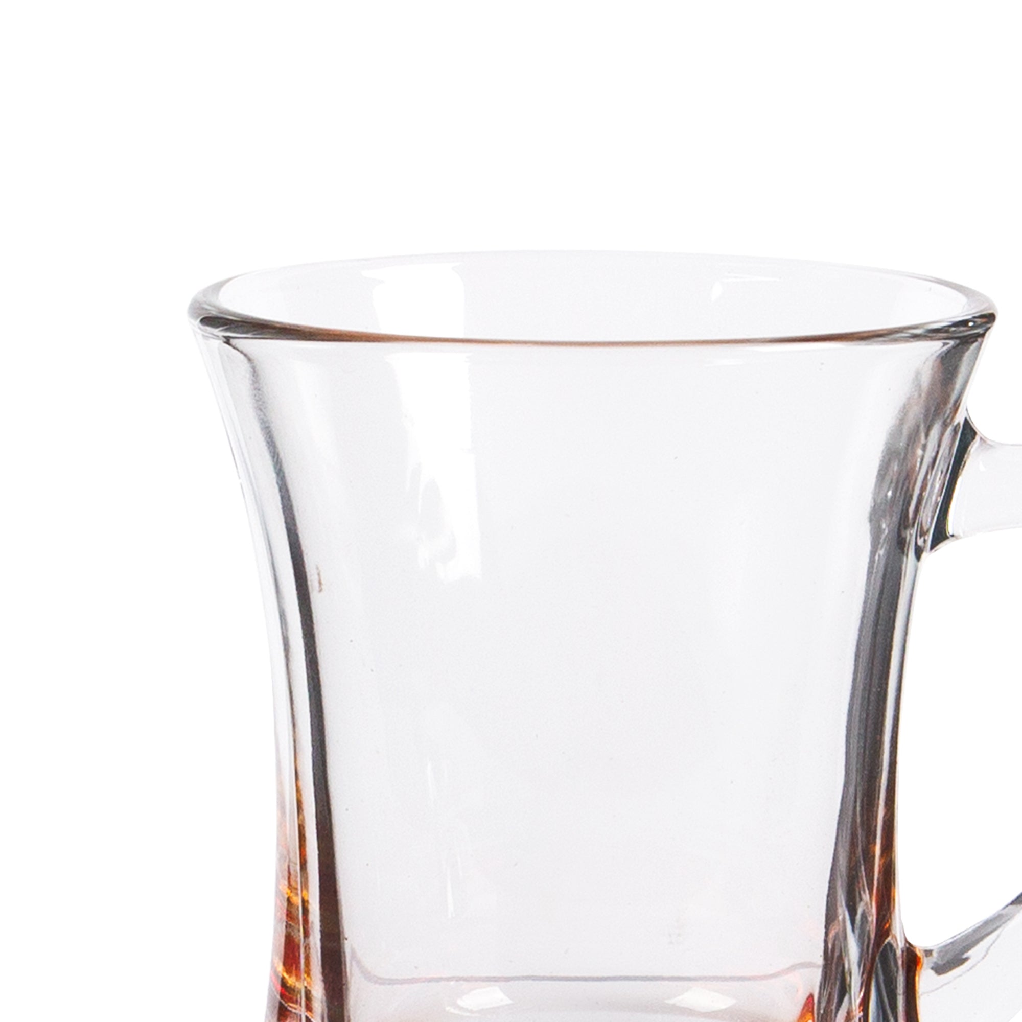 225ml Zen+ Multicolour Base Glass Coffee Mug